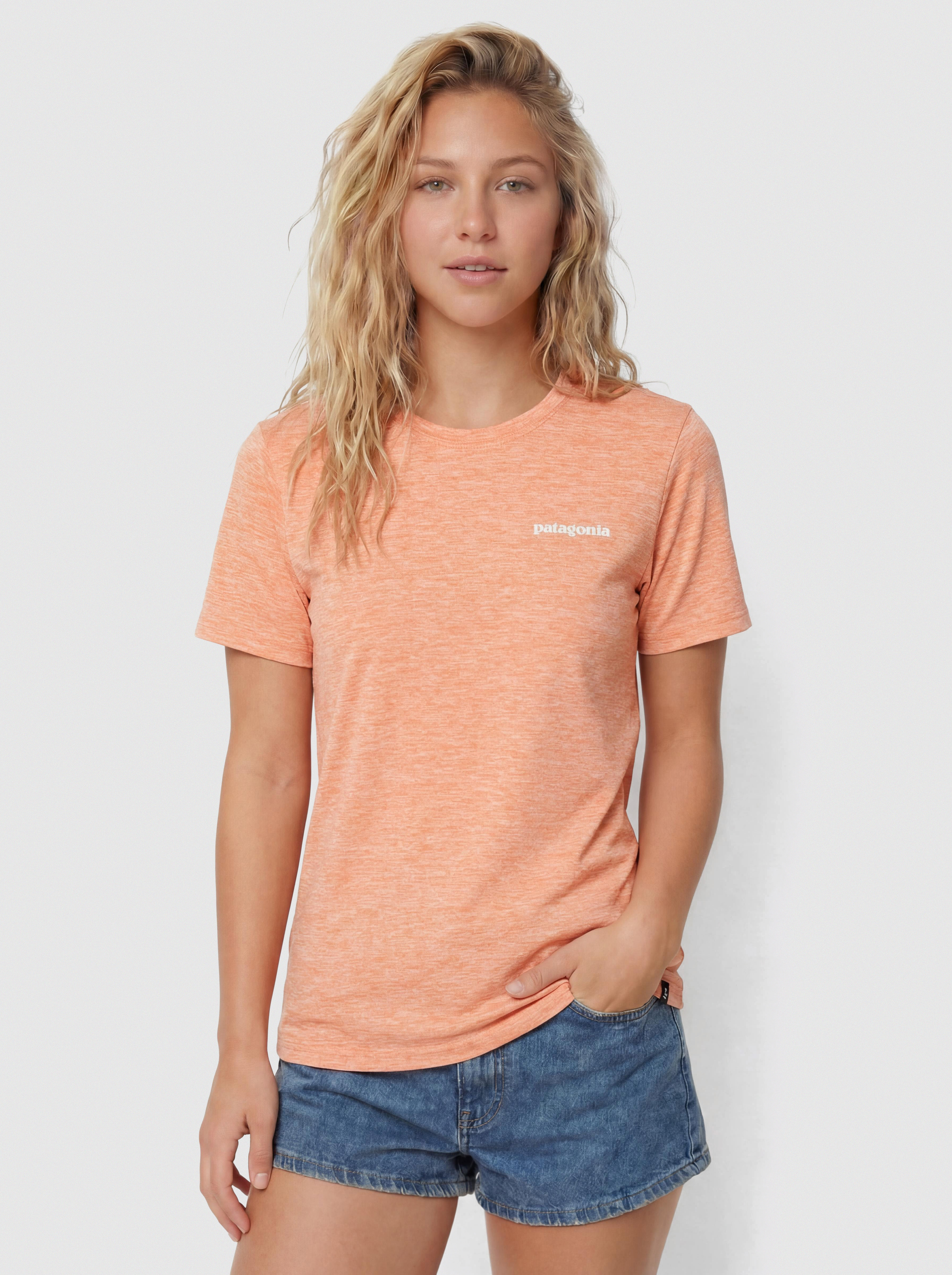 Patagonia T-Shirt Capilene Cool Mother Rays Wmn (peach sherbet)