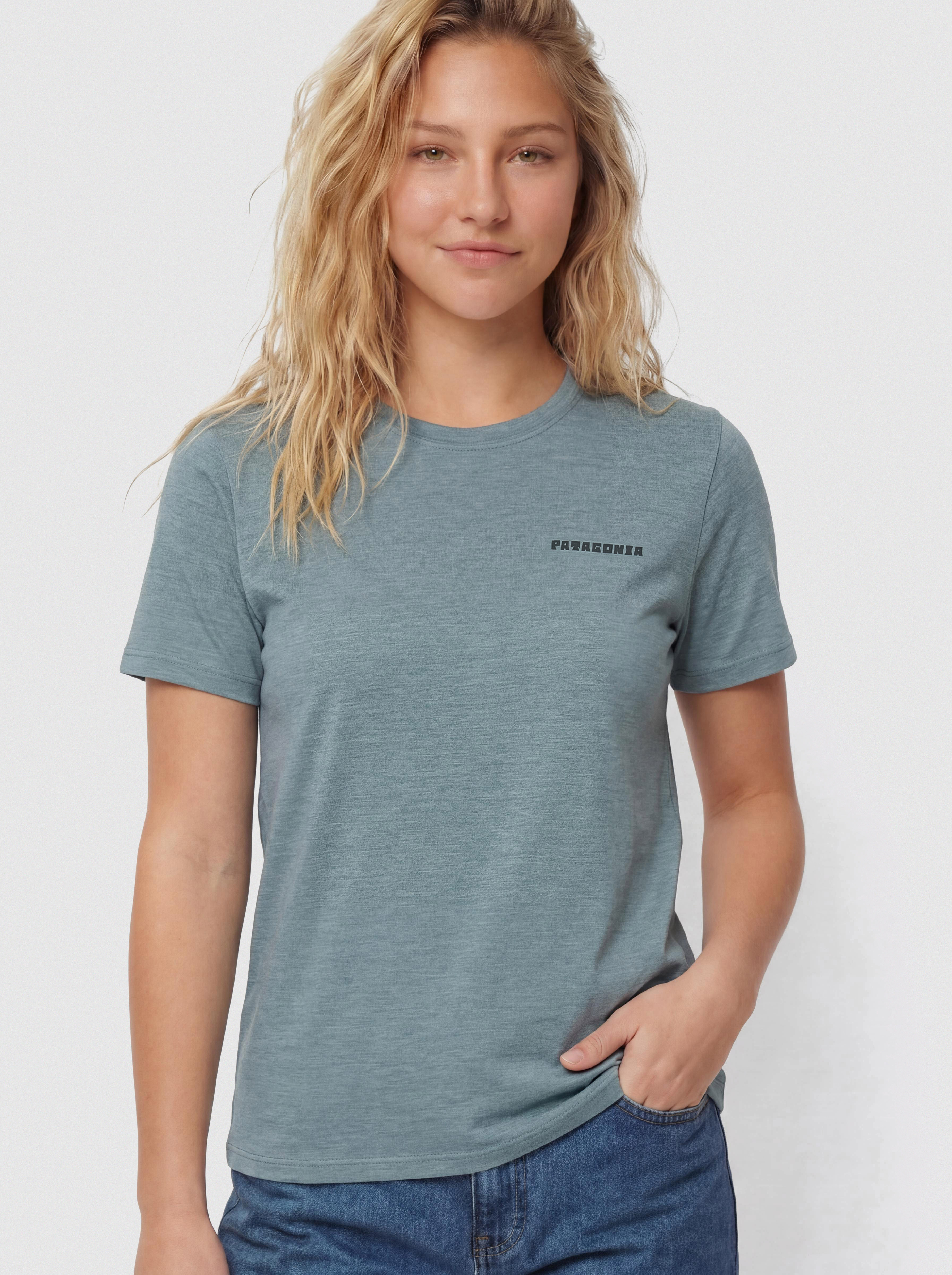 Patagonia T-Shirt Capilene Cool Mother Rays Wmn (blue sage/light blue sage)