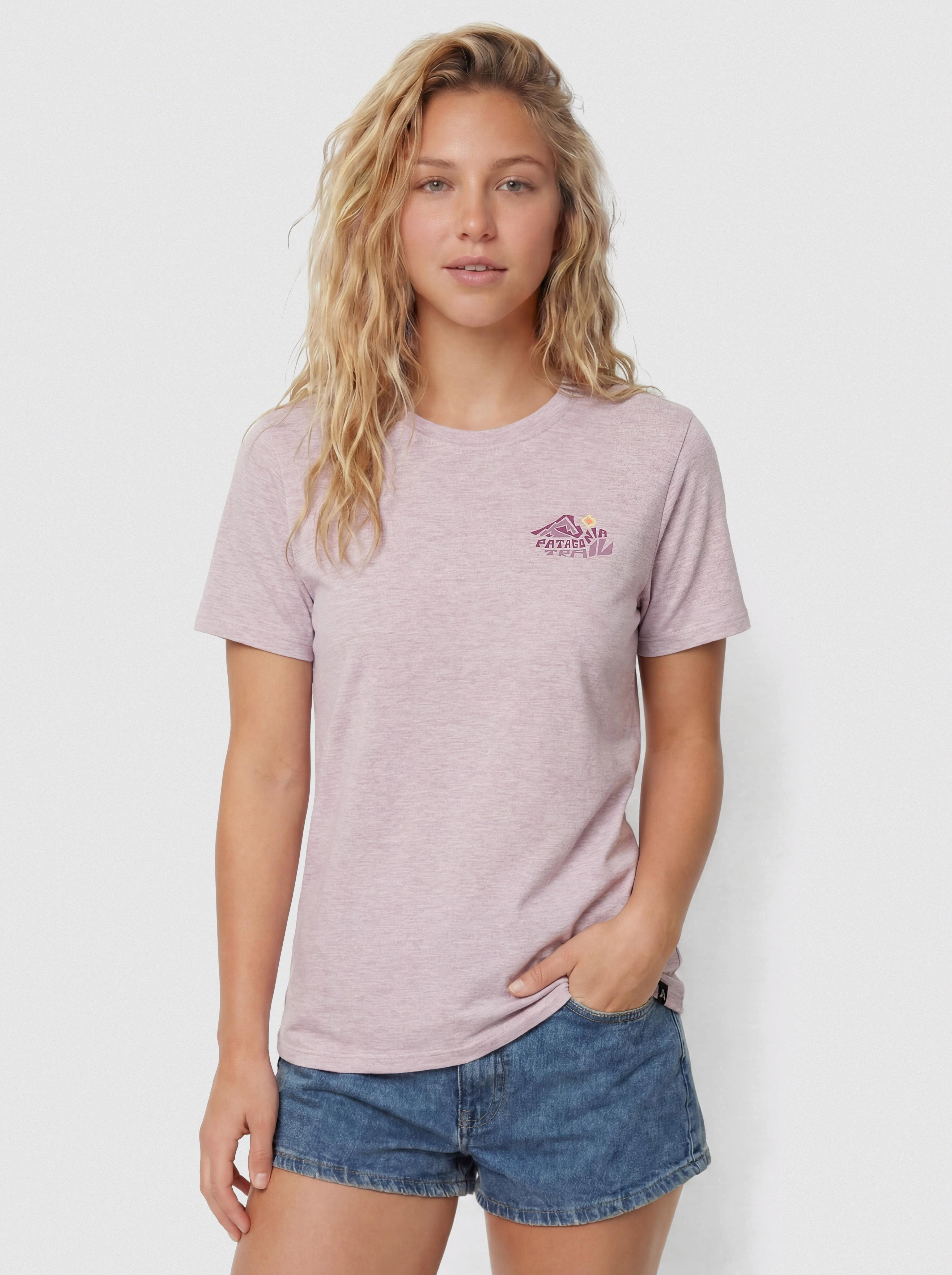 Patagonia T-Shirt Capilene Cool Trailcheck Wmn (quiet violet)