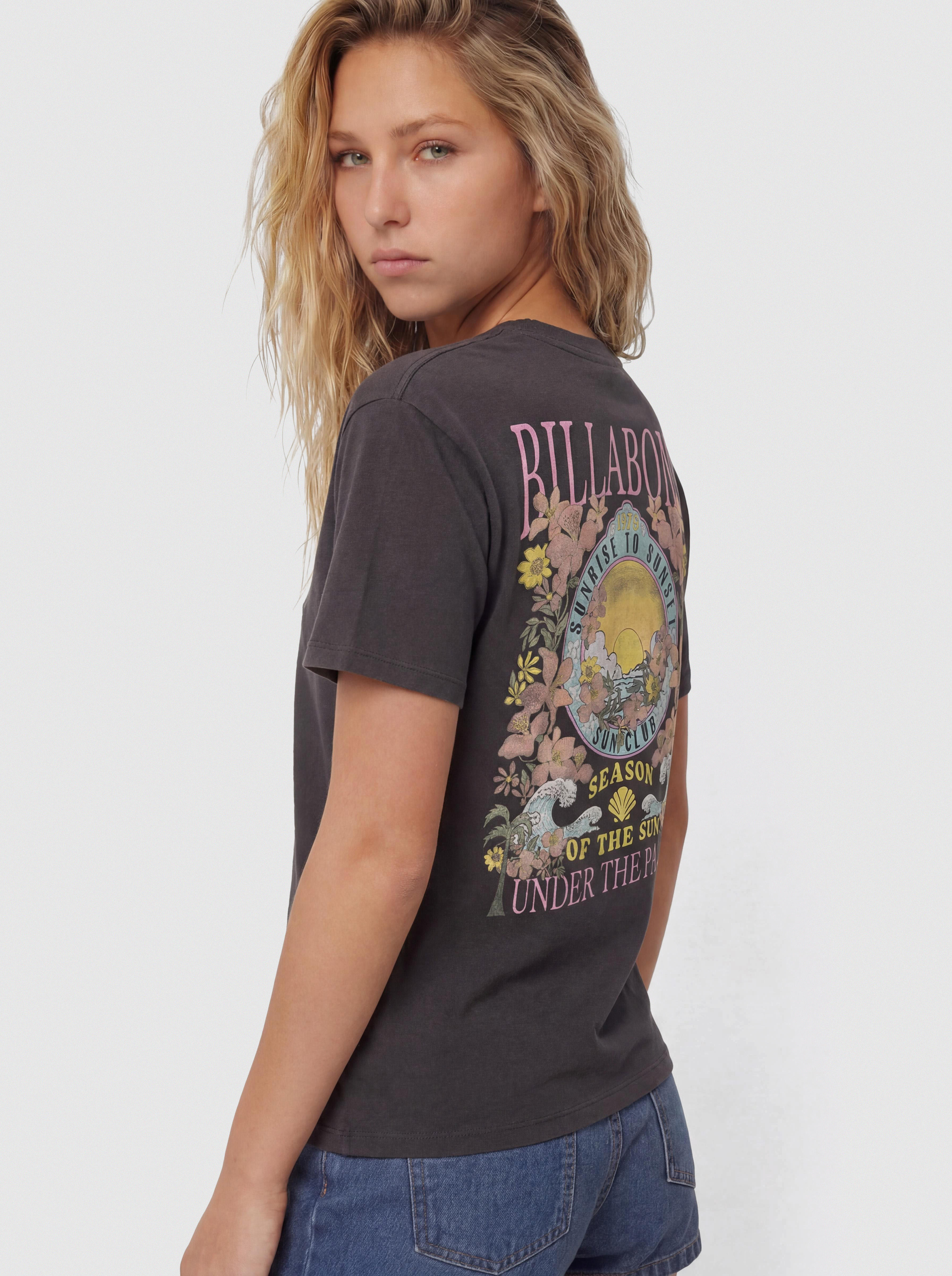 Billabong Floral Rocker Wmn T-Shirt (off black)