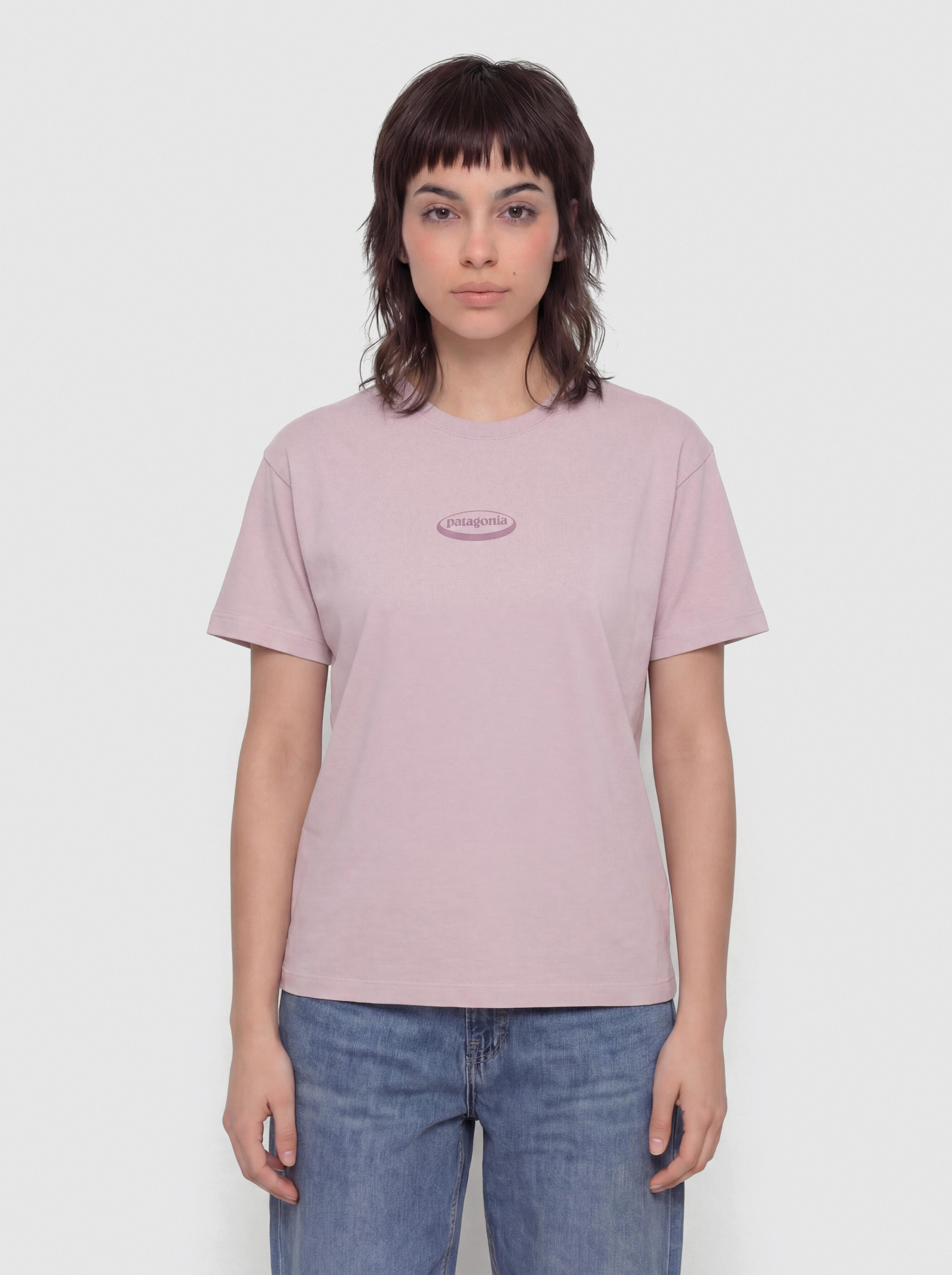 Patagonia T-Shirt 95 Oval Logo Oversized Wmn (quiet violet)