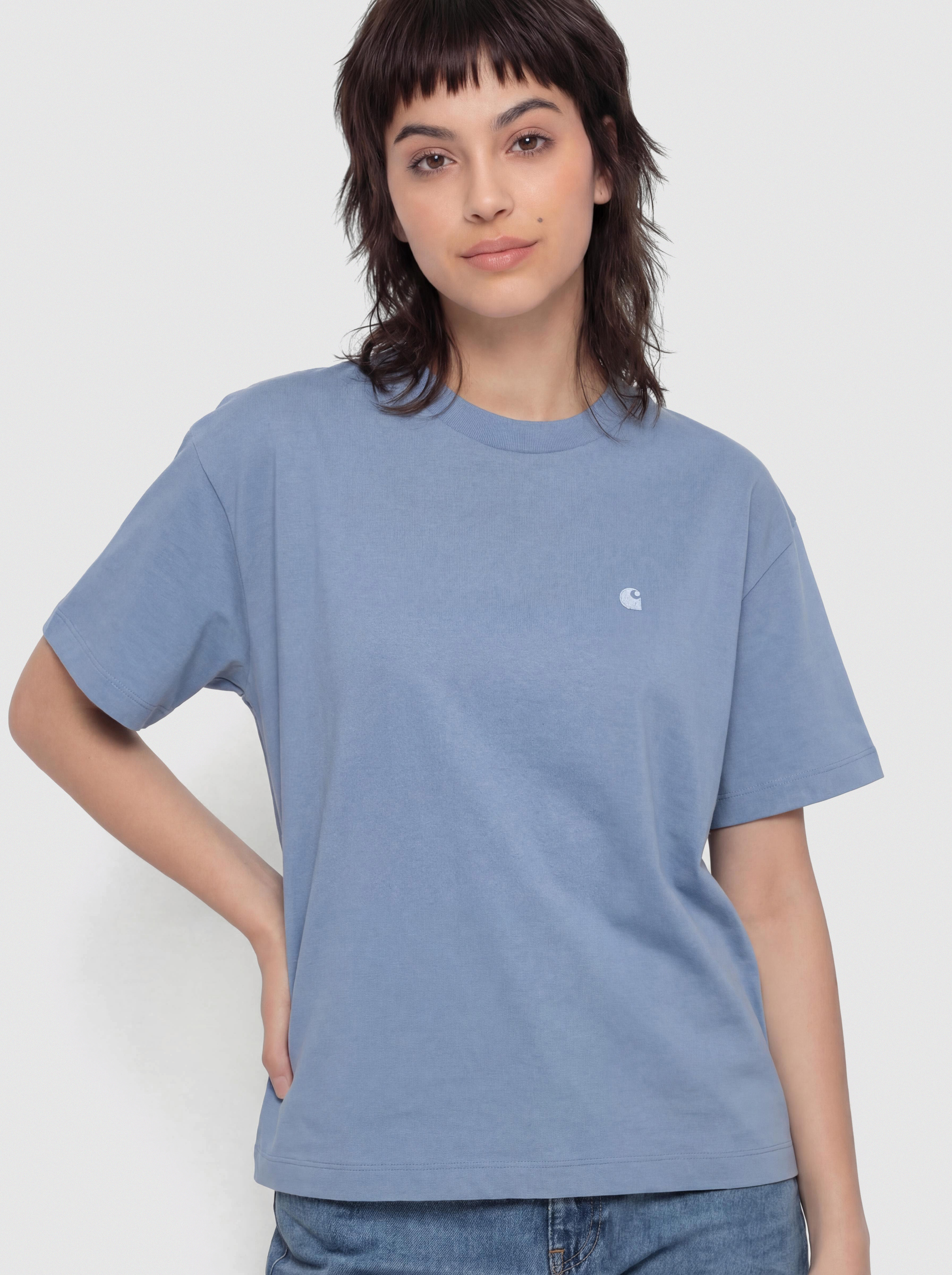 Carhartt WIP T-Shirt Chester Wmn (gentle blue)