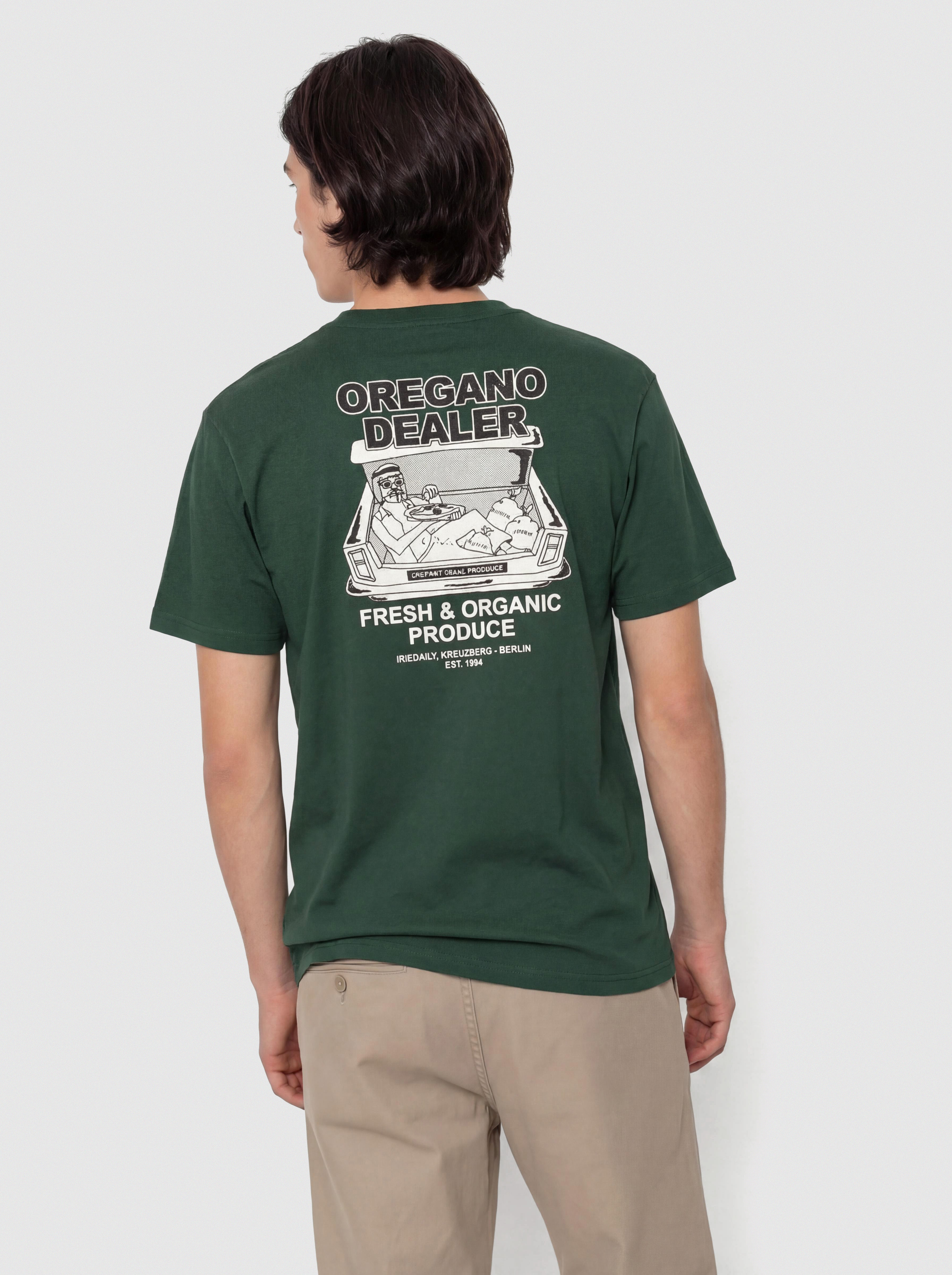 Iriedaily T-Shirt Oregano Dealer (bottle green)