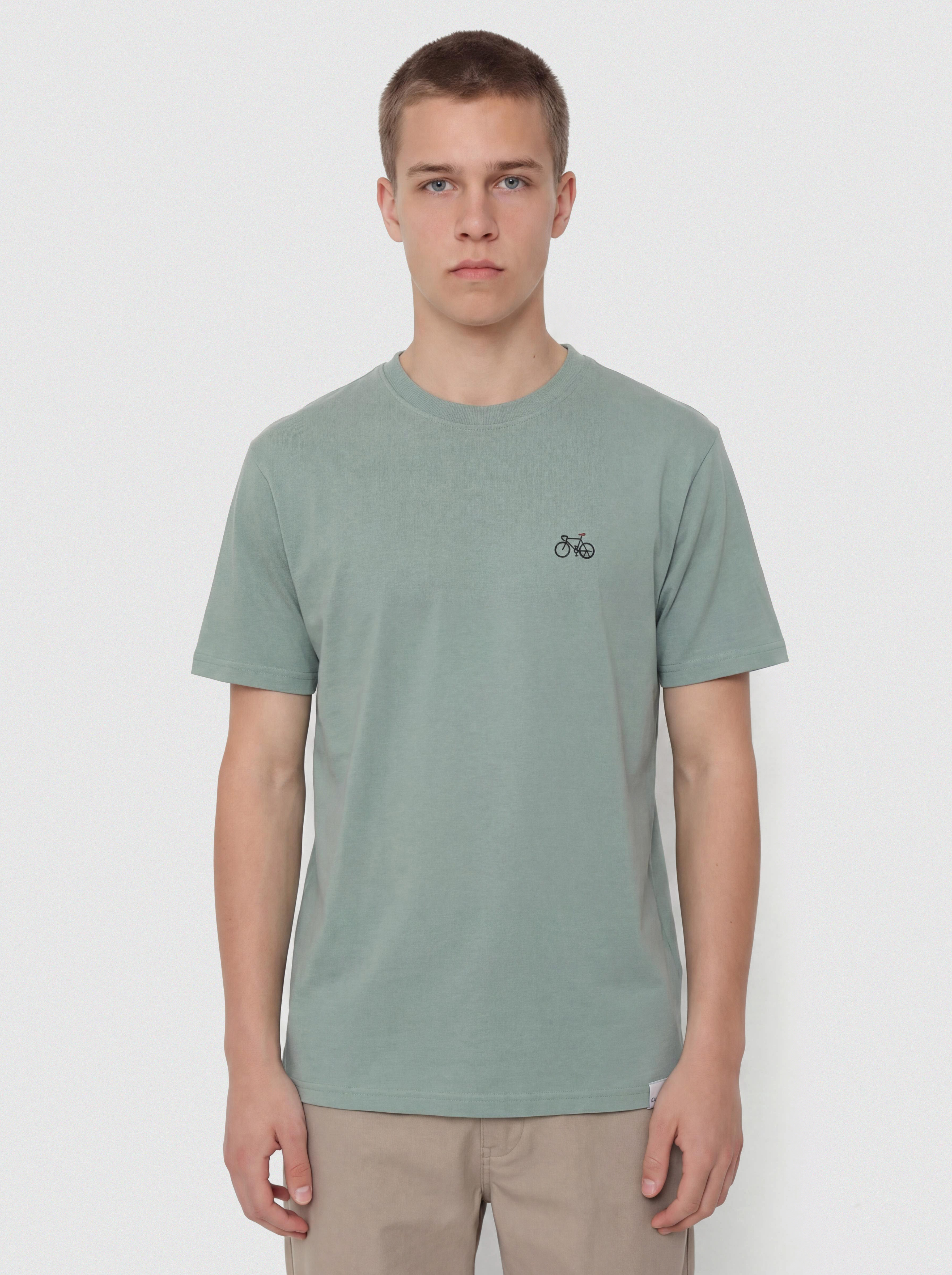 Iriedaily Peaceride Emb T-Shirt (dark slate)