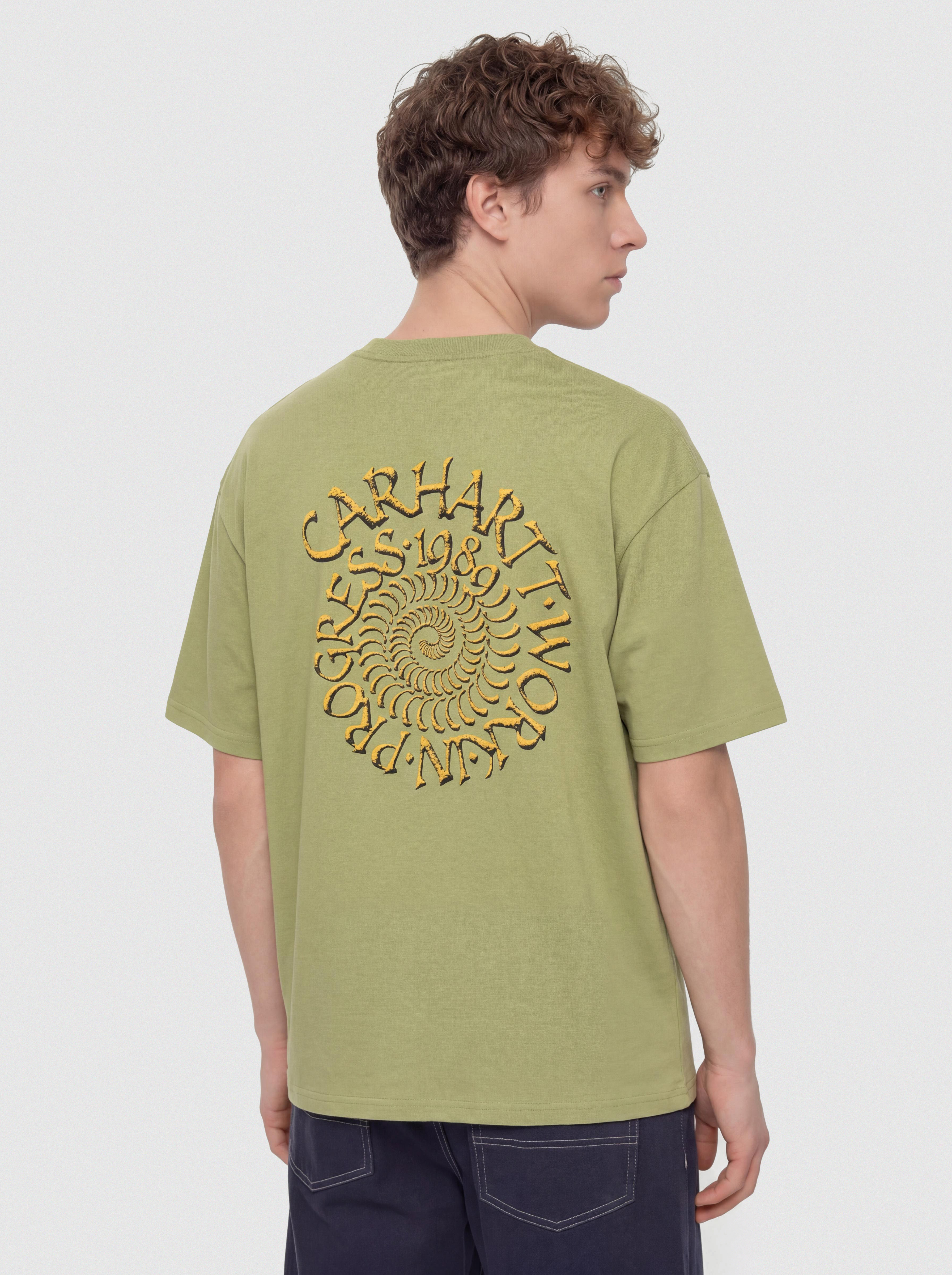 Carhartt WIP T-Shirt Spirals (gentle green)