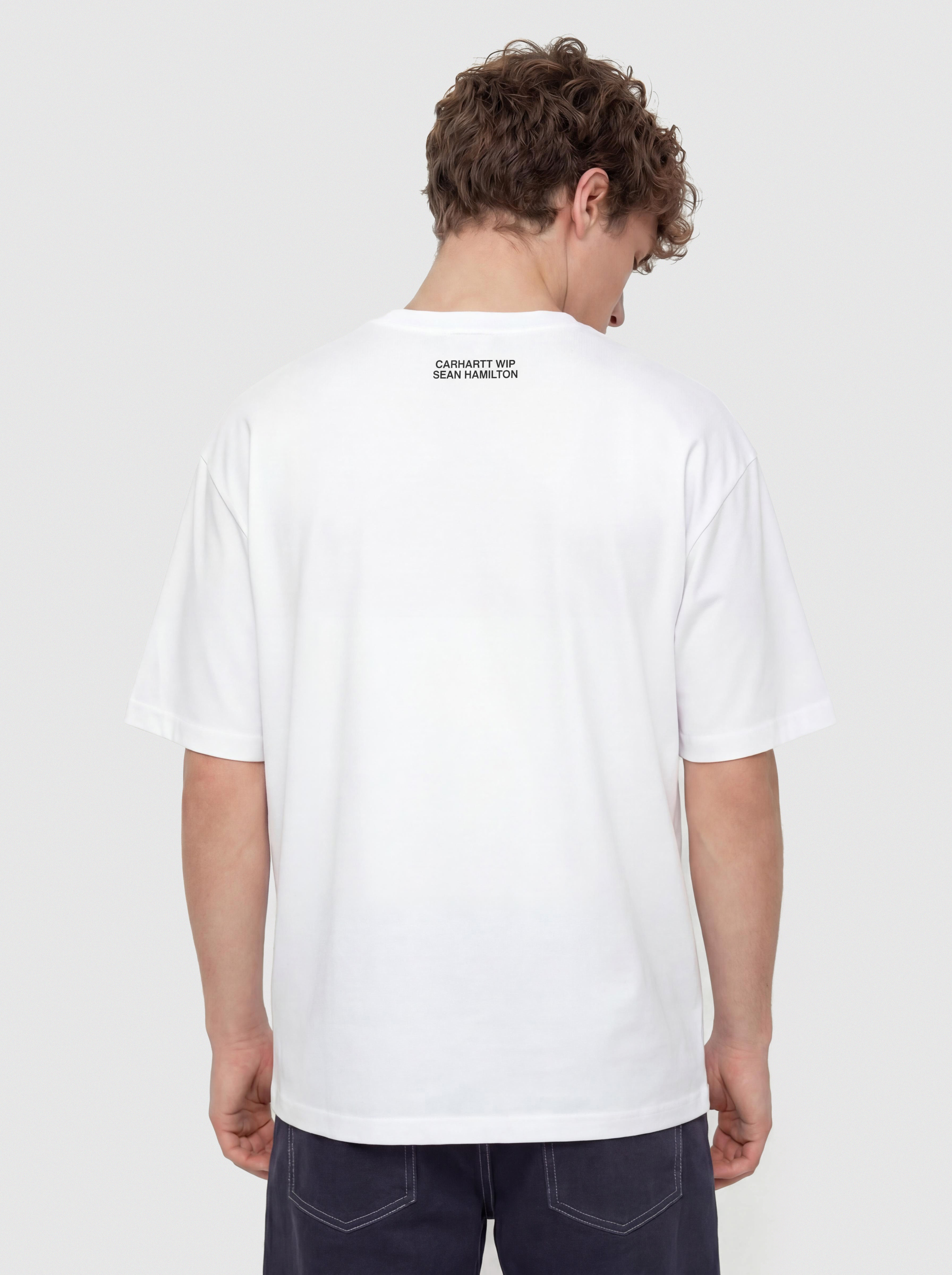 Carhartt WIP T-Shirt Sean Hamilton 02 (white)