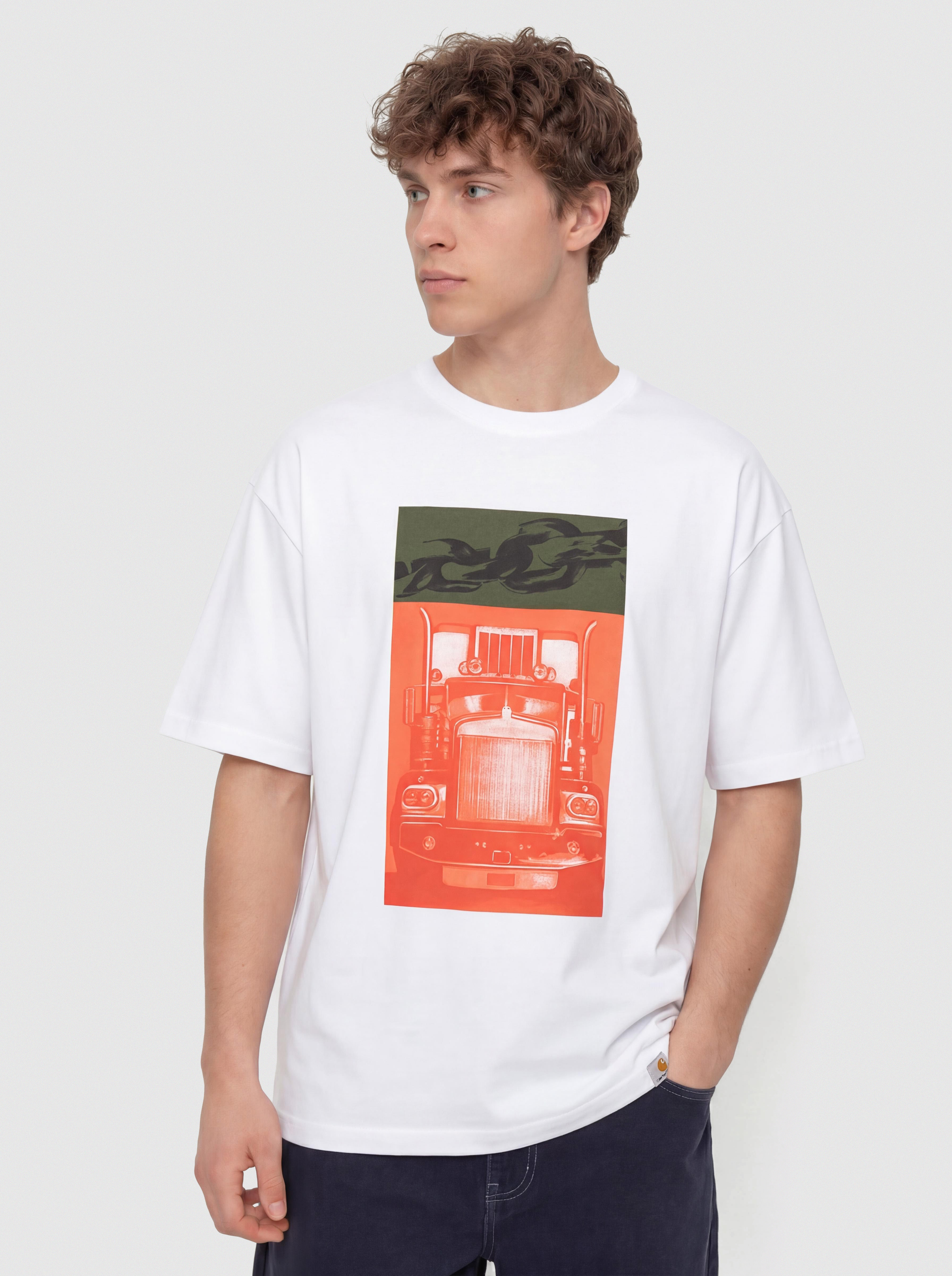 Carhartt WIP T-Shirt Sean Hamilton 01 (white)