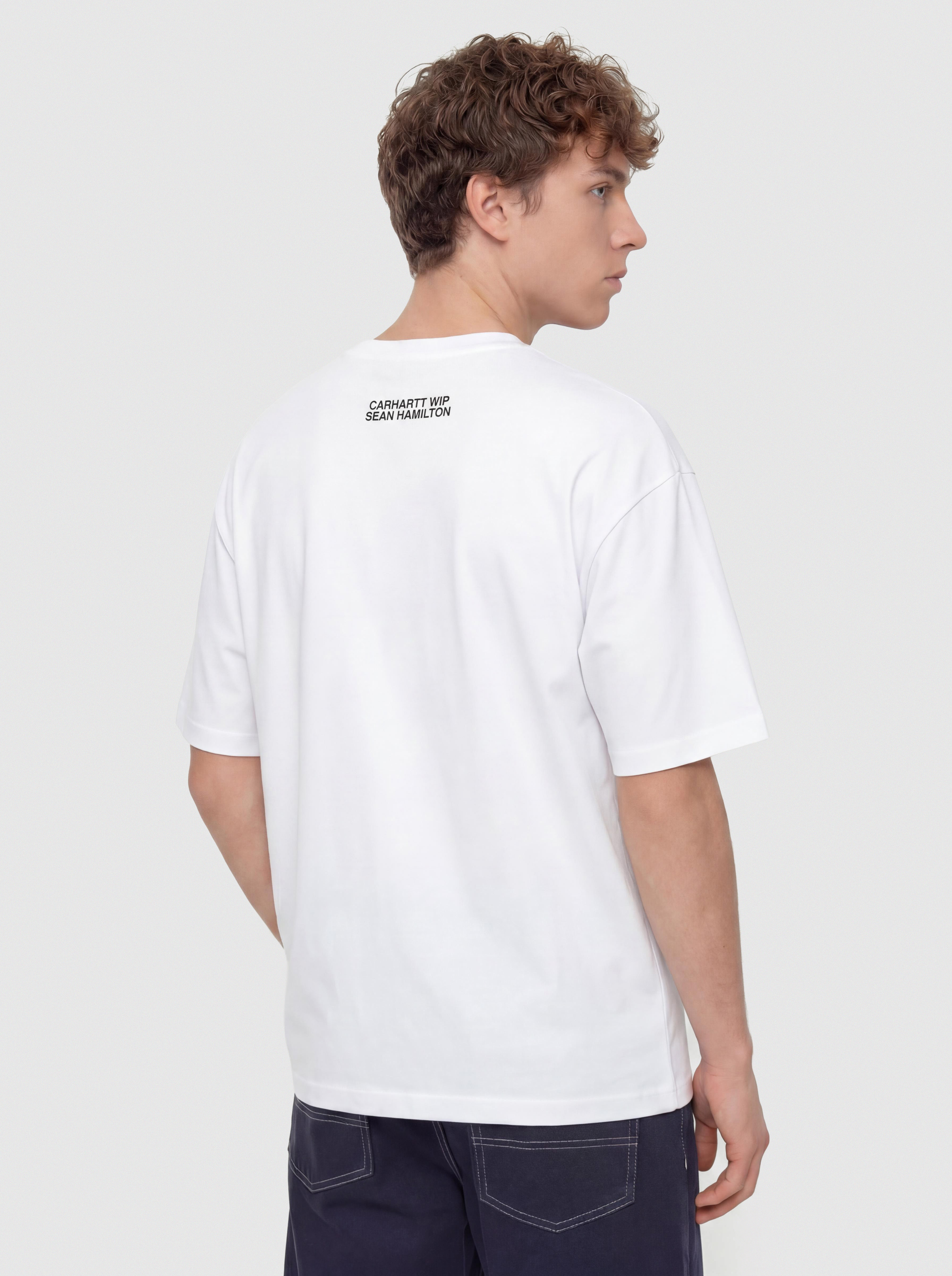 Carhartt WIP T-Shirt Sean Hamilton 02 (white)