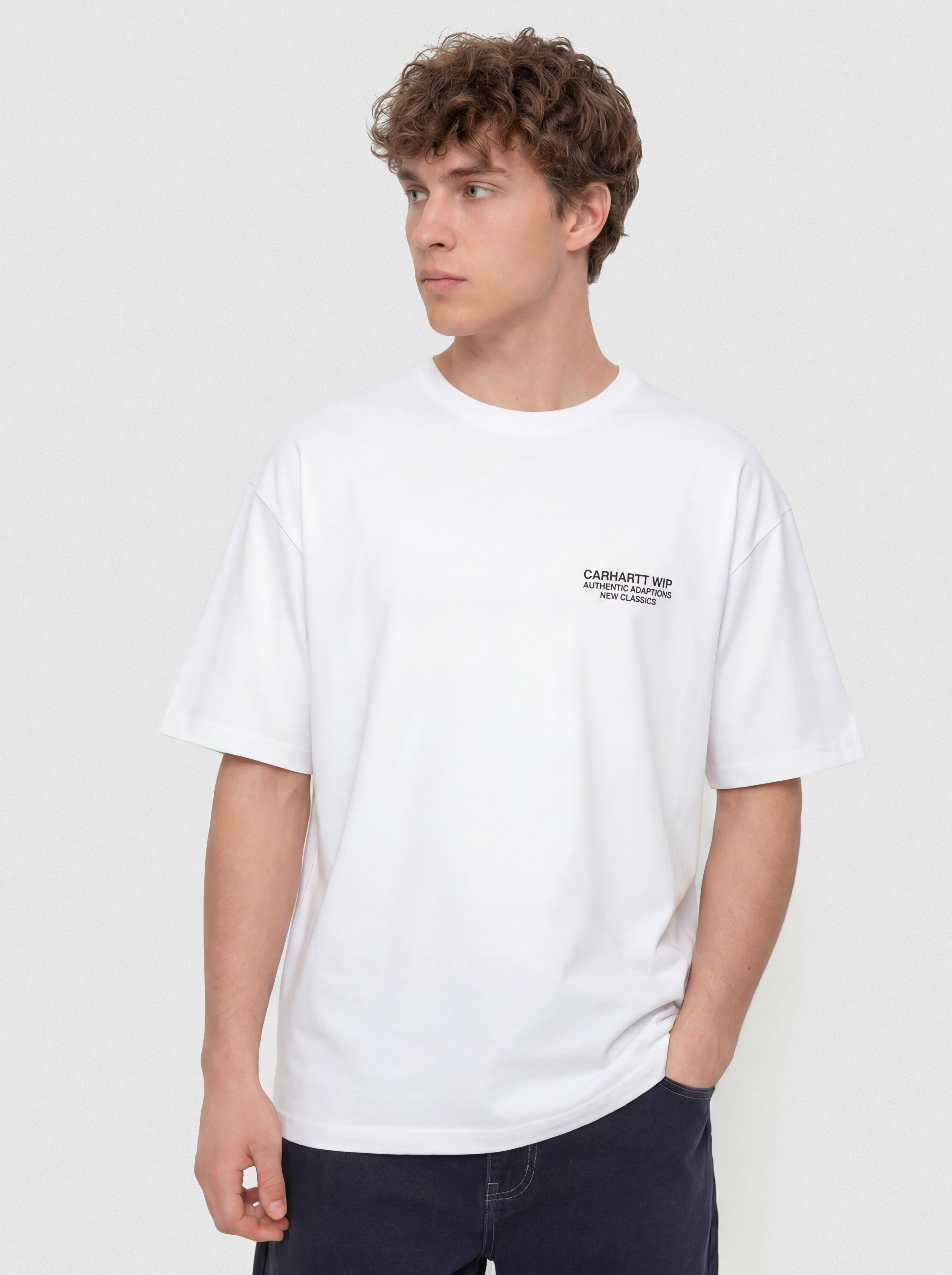 Carhartt WIP T-Shirt Sean Hamilton 03 (white)
