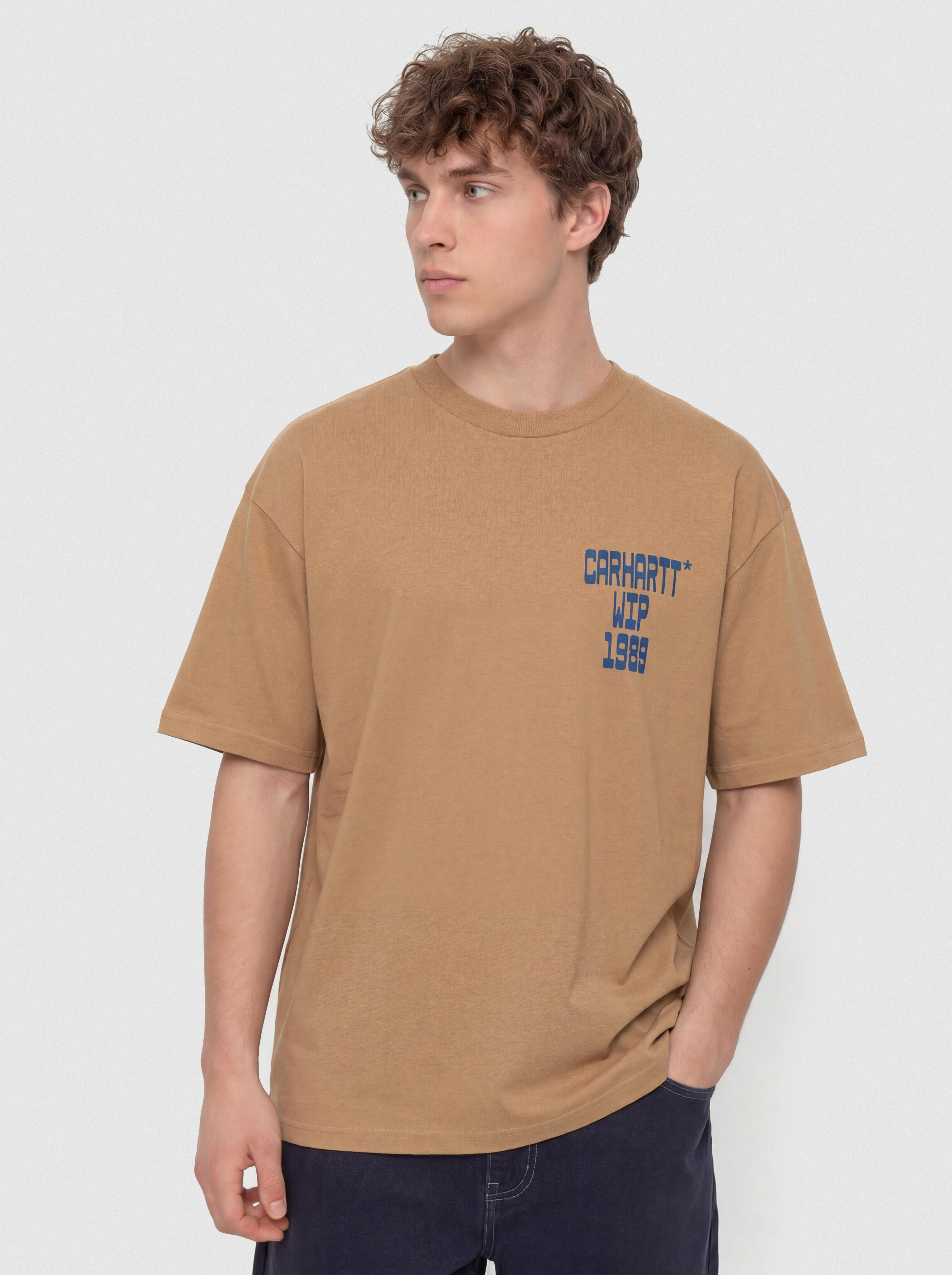 Carhartt WIP T-Shirt Blocks (peanut)