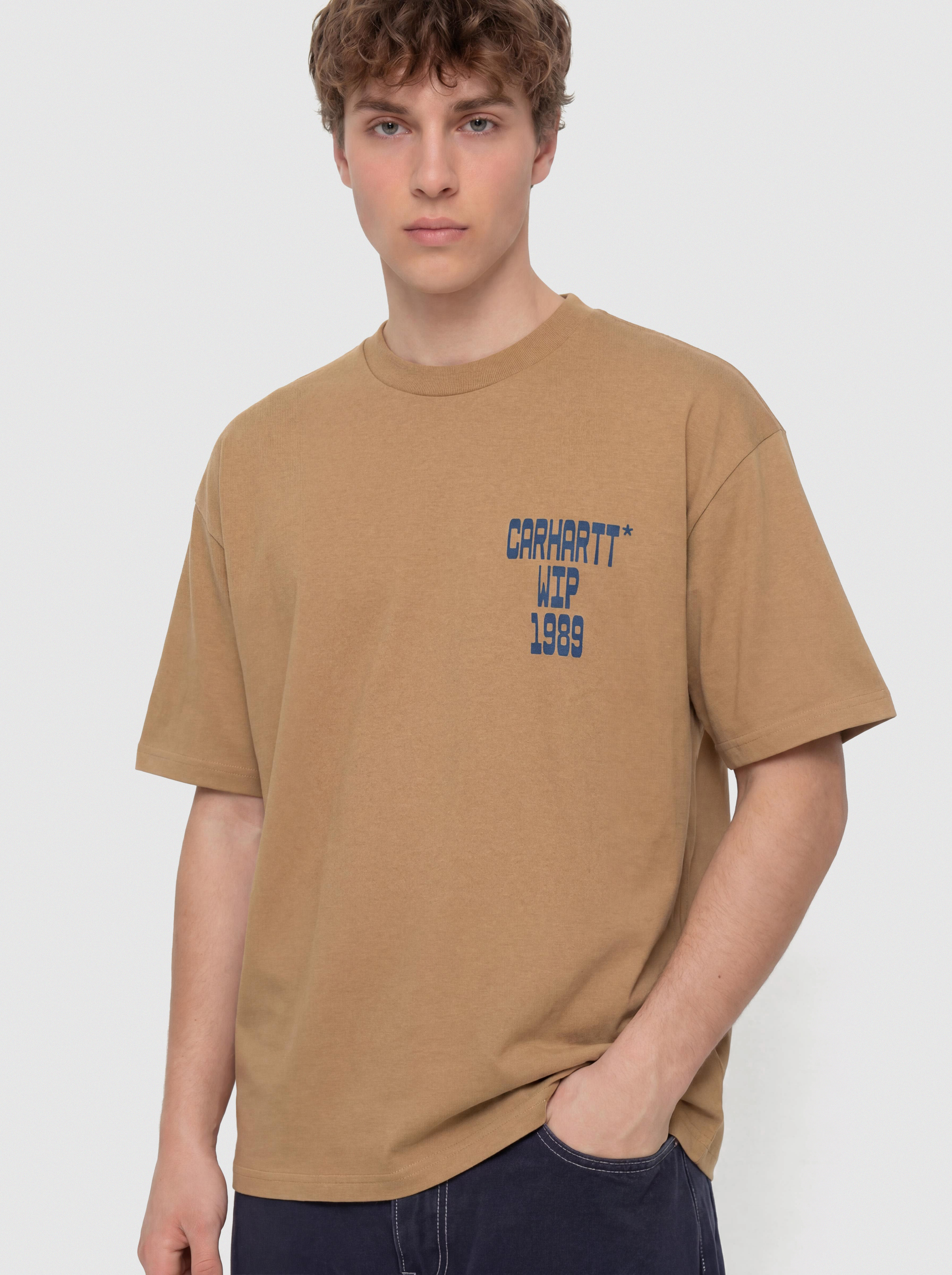 Carhartt WIP T-Shirt Blocks (peanut)