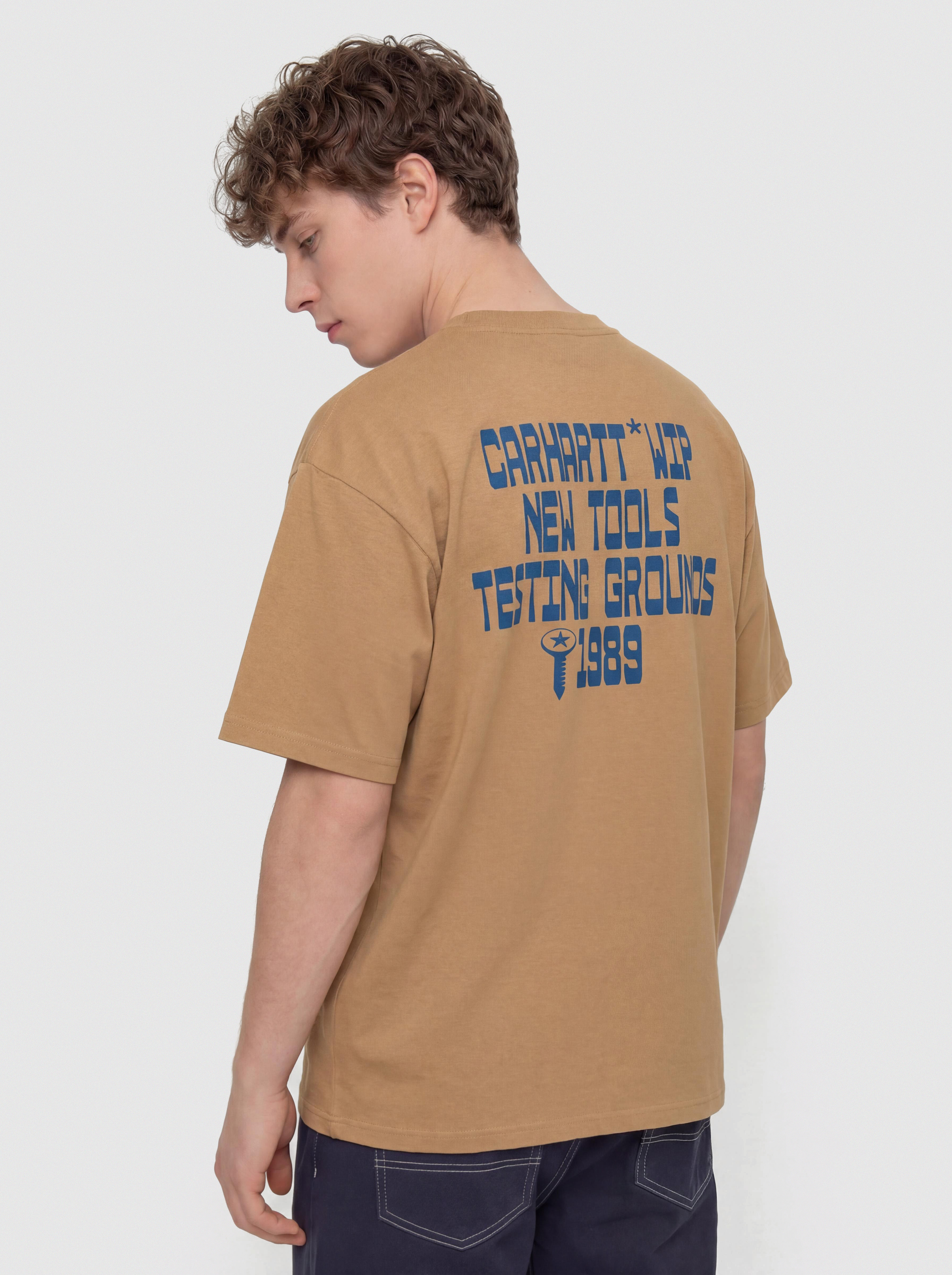 Carhartt WIP T-Shirt Blocks (peanut)