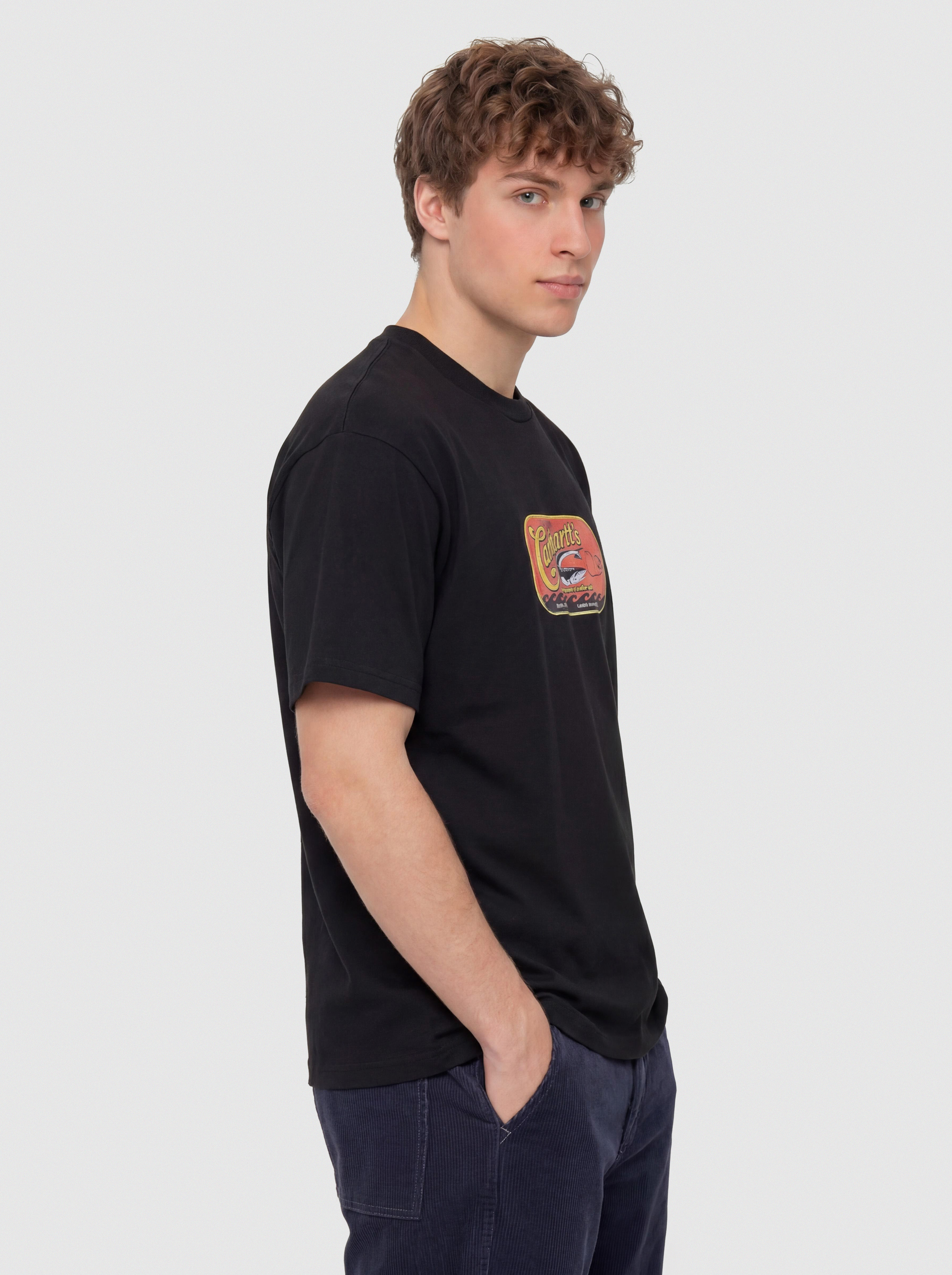 Carhartt WIP T-Shirt Sardinas (black)