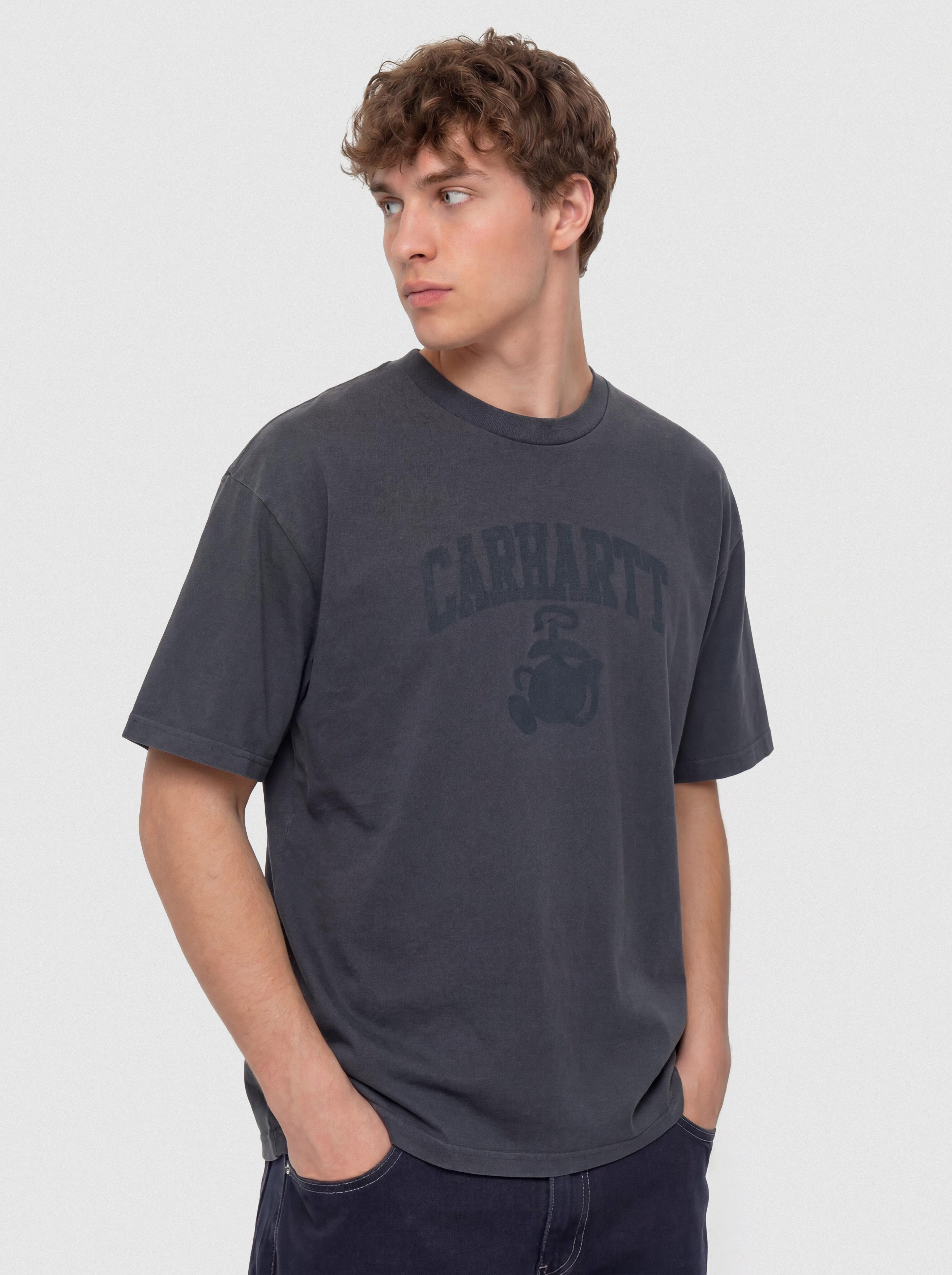 Carhartt WIP Faded Pond Corps T-Shirt (deep night)