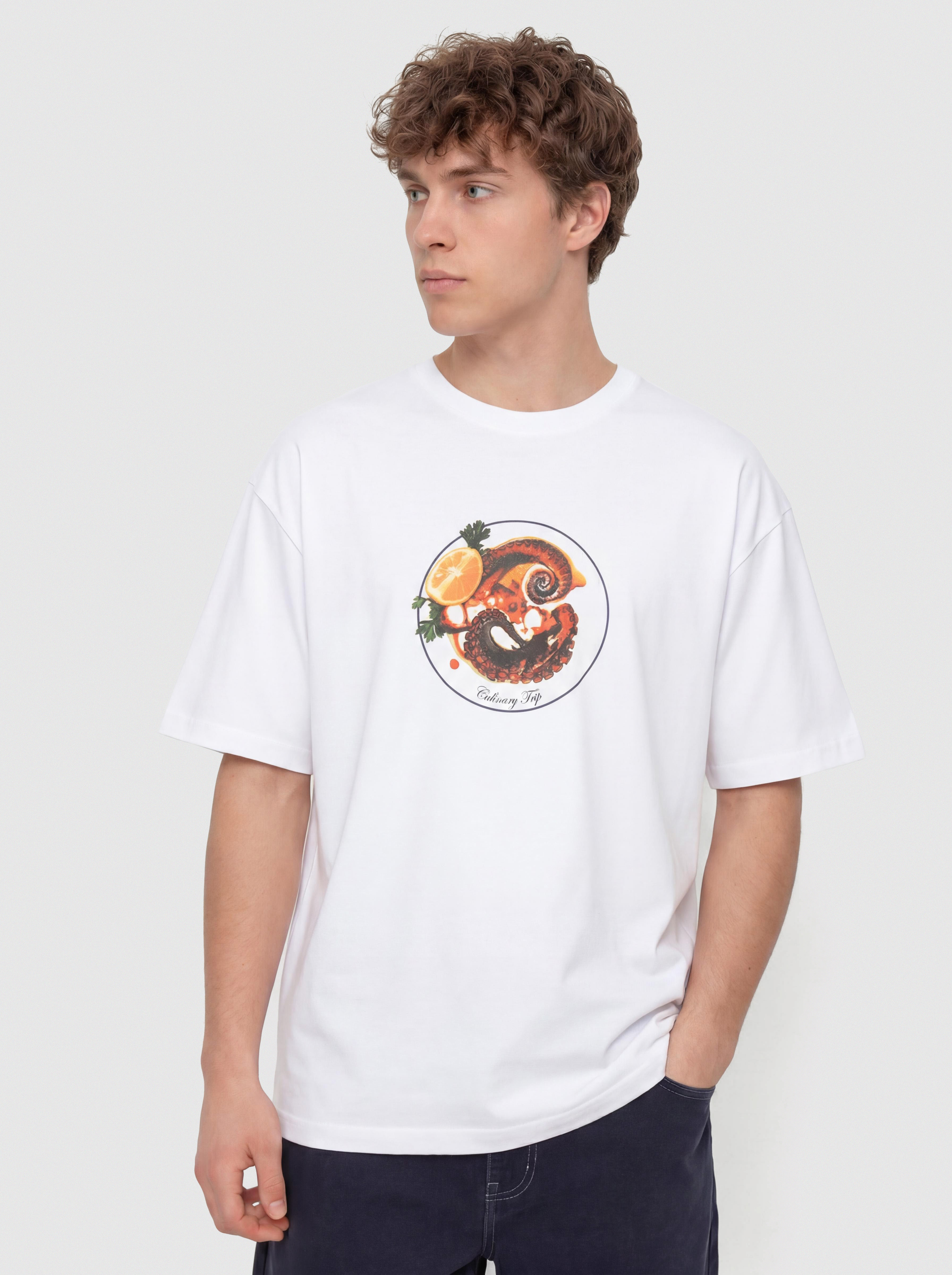 Carhartt WIP T-Shirt Octopus (white)