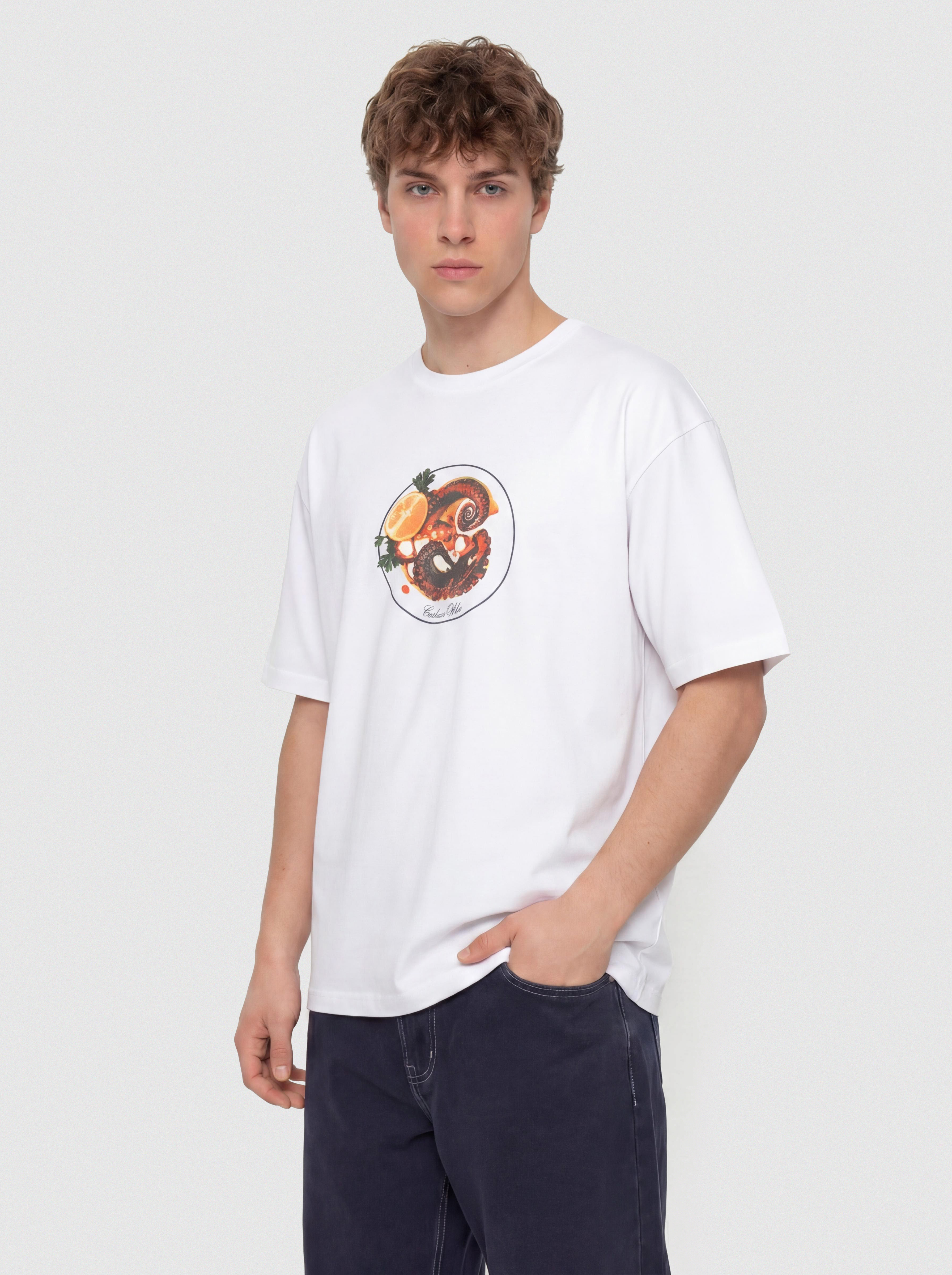 Carhartt WIP T-Shirt Octopus (white)