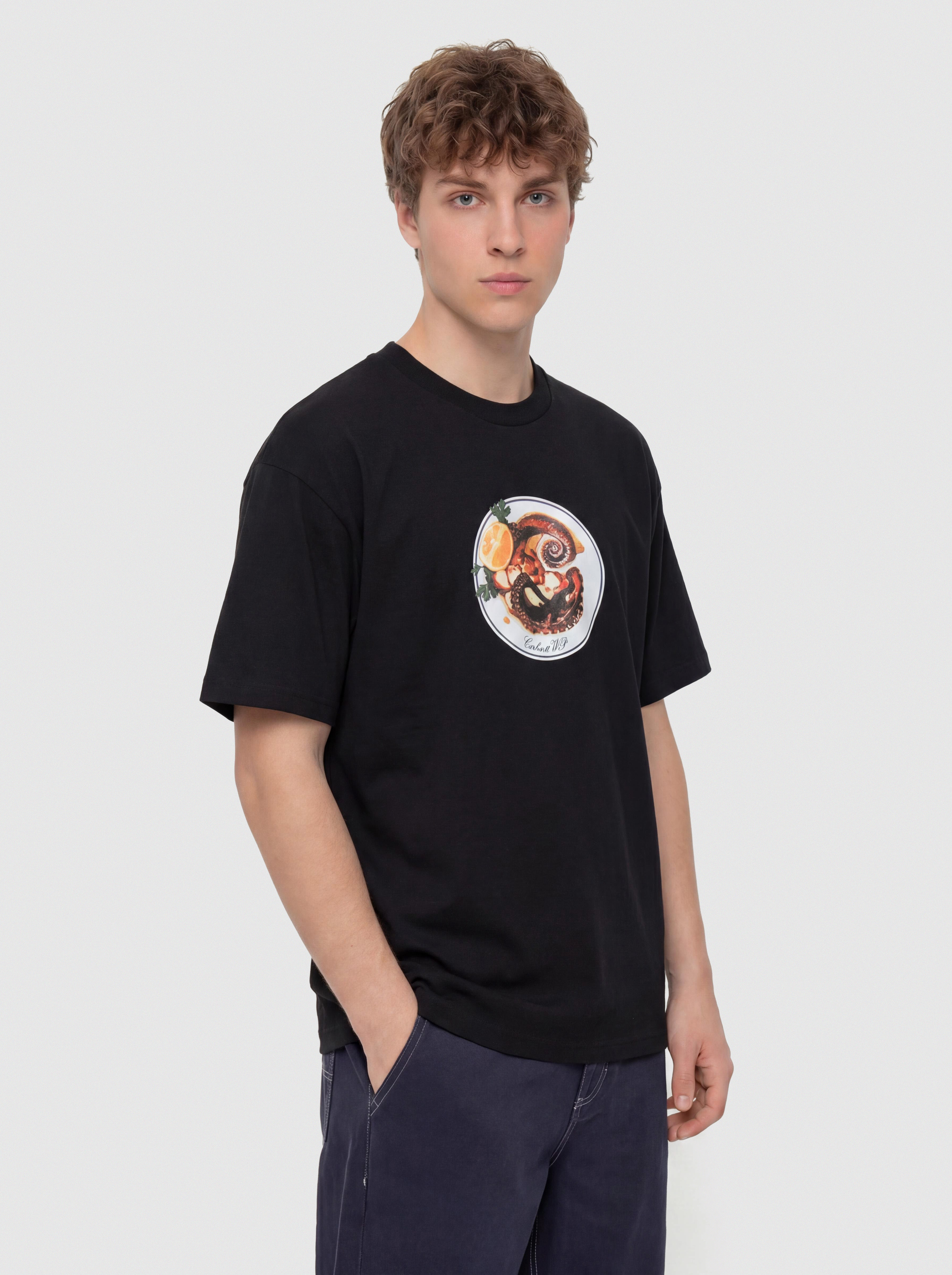 Carhartt WIP T-Shirt Octopus (black)