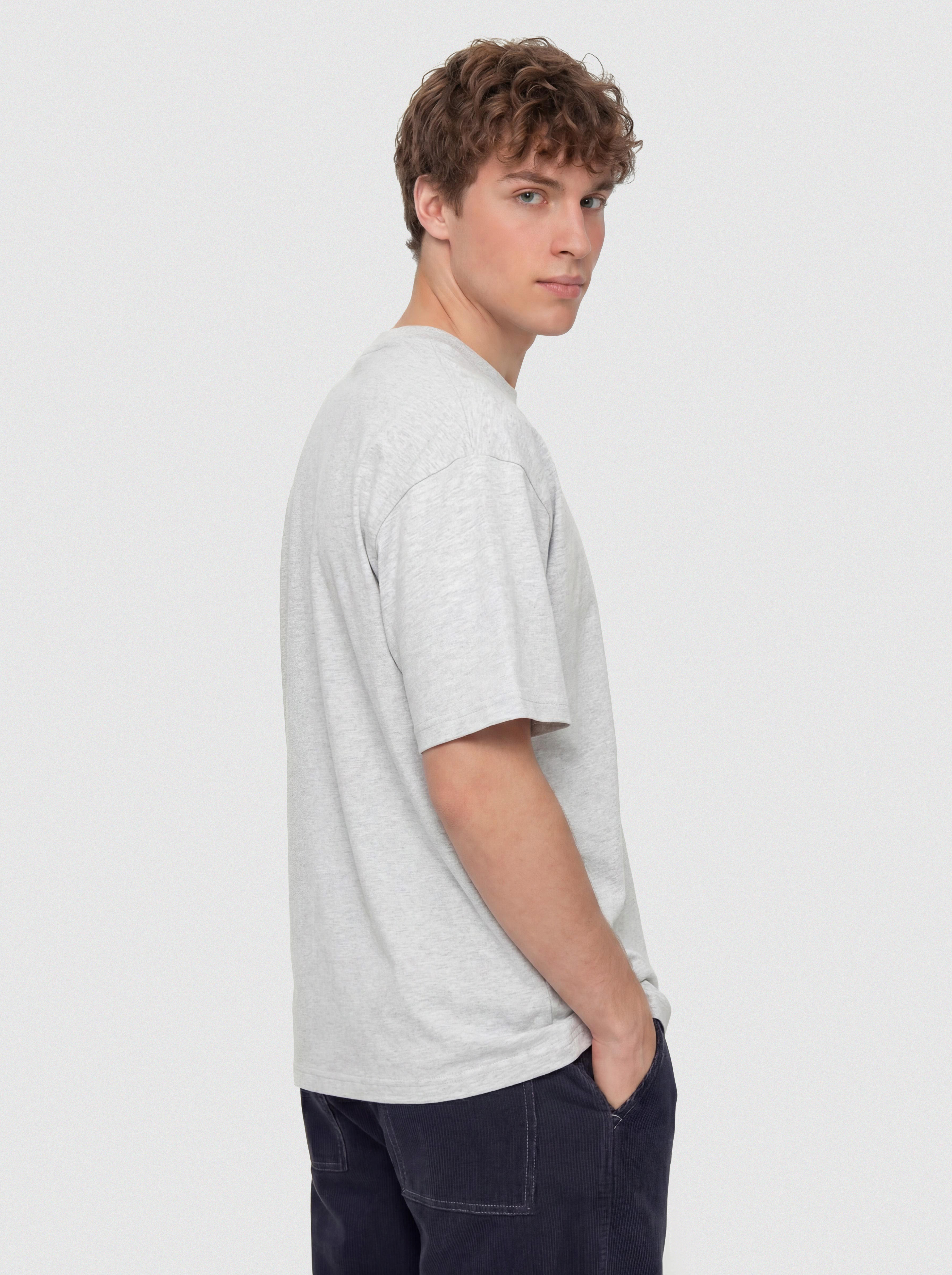 Carhartt WIP T-Shirt WIP Label (ash heather)
