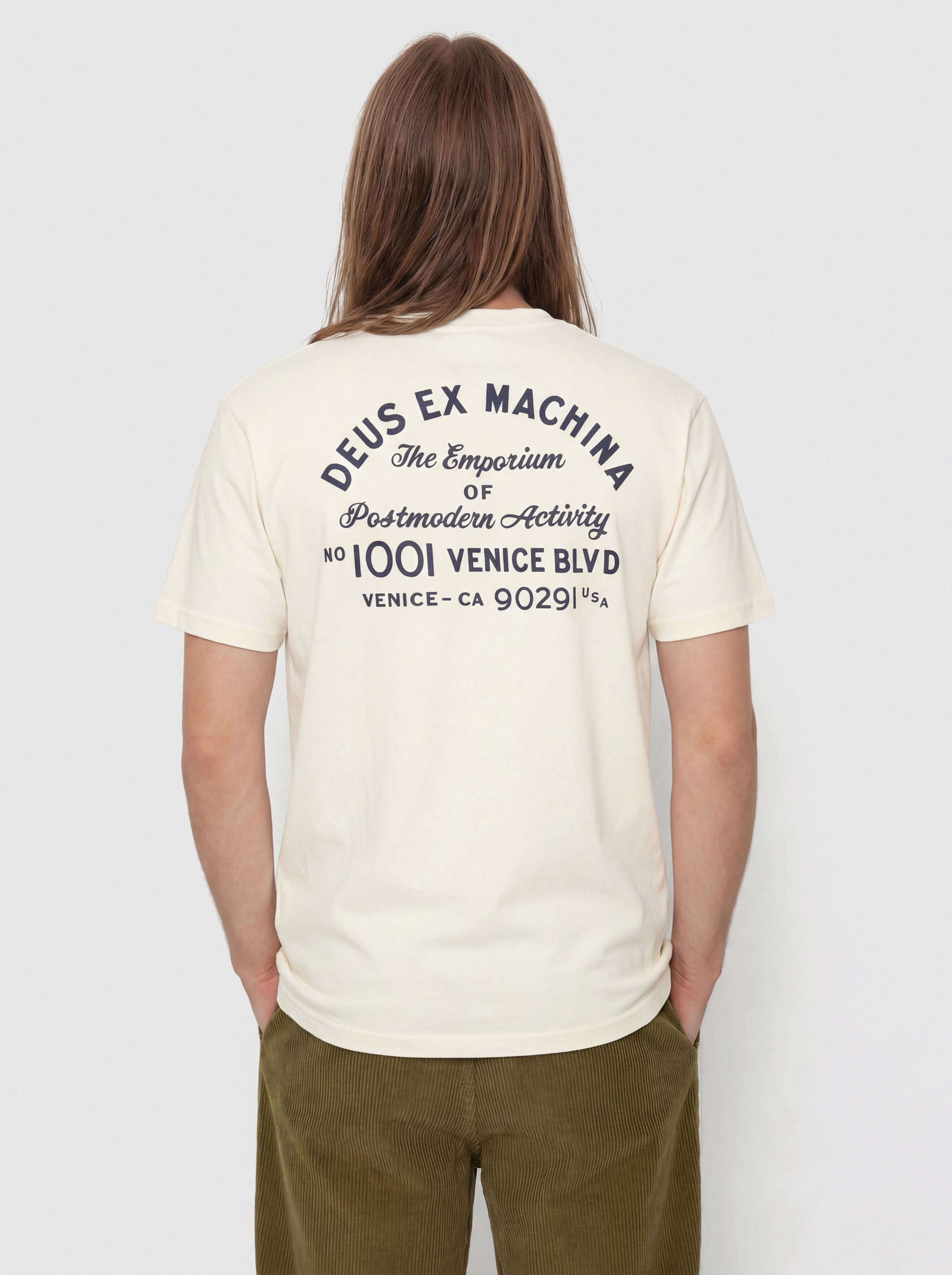 Deus Ex Machina T-Shirt Emporium Niner (pristine white)
