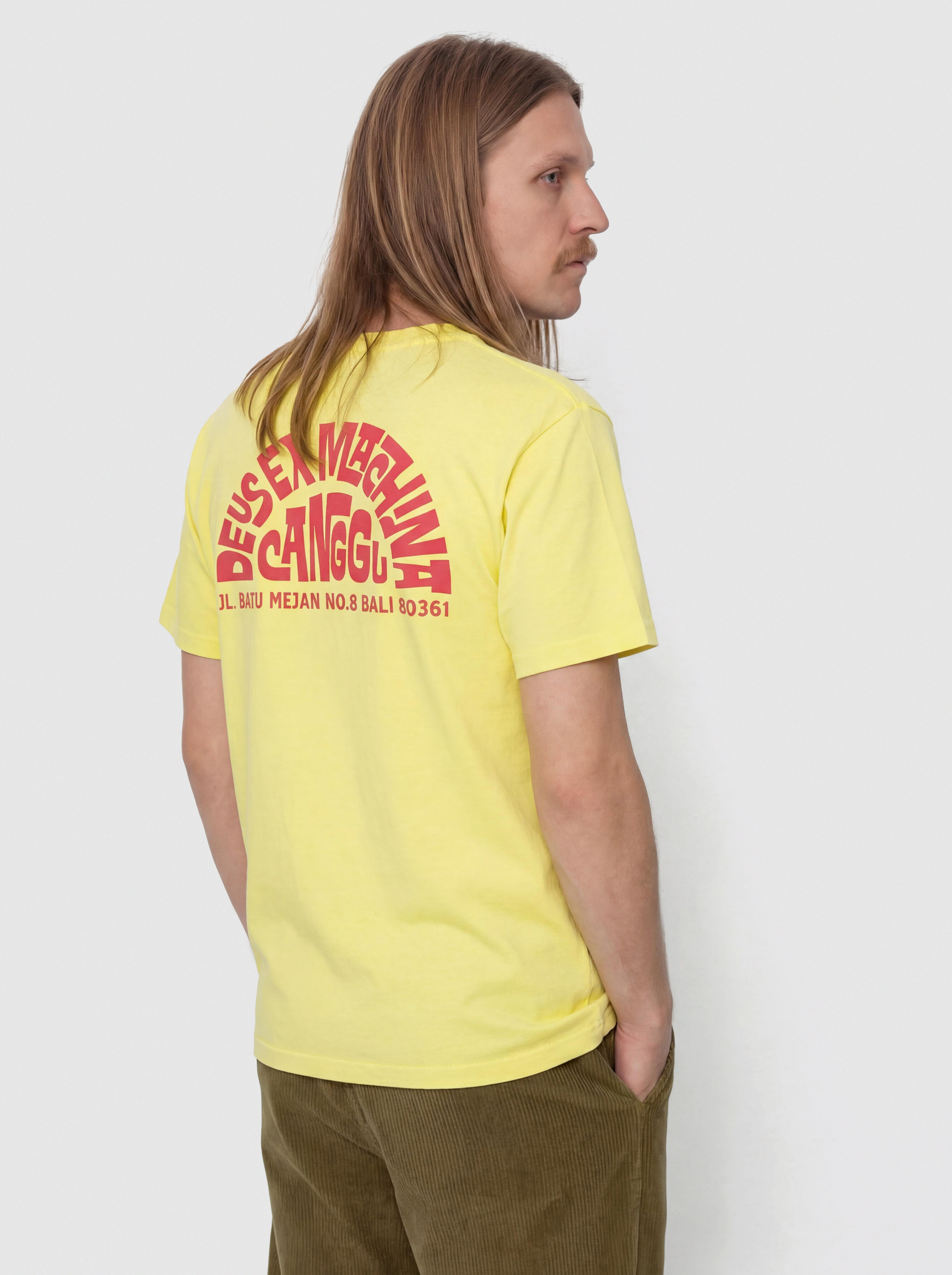 Deus Ex Machina T-Shirt Canggu Address (canary yellow)