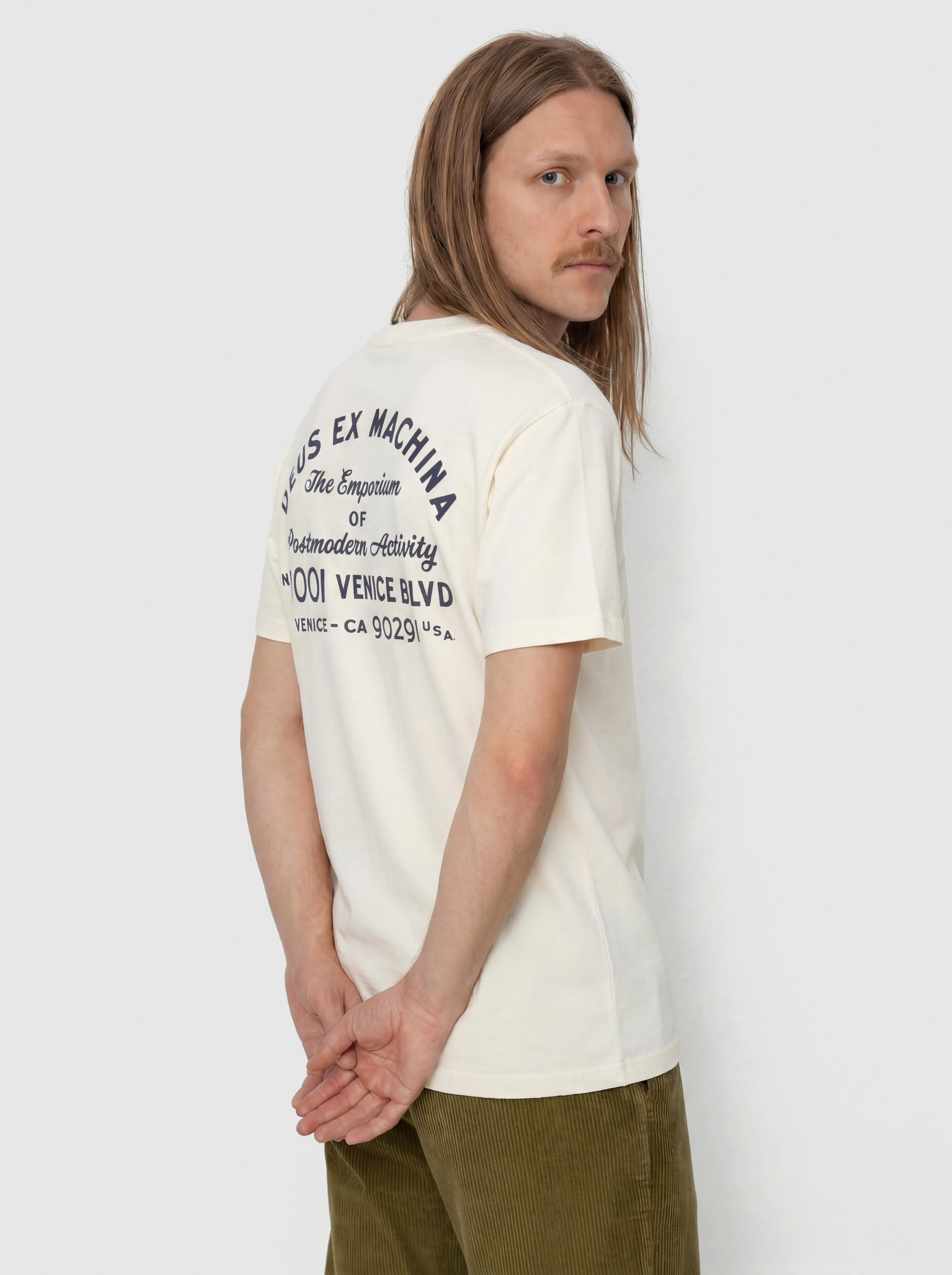 Deus Ex Machina T-Shirt Emporium Niner (pristine white)