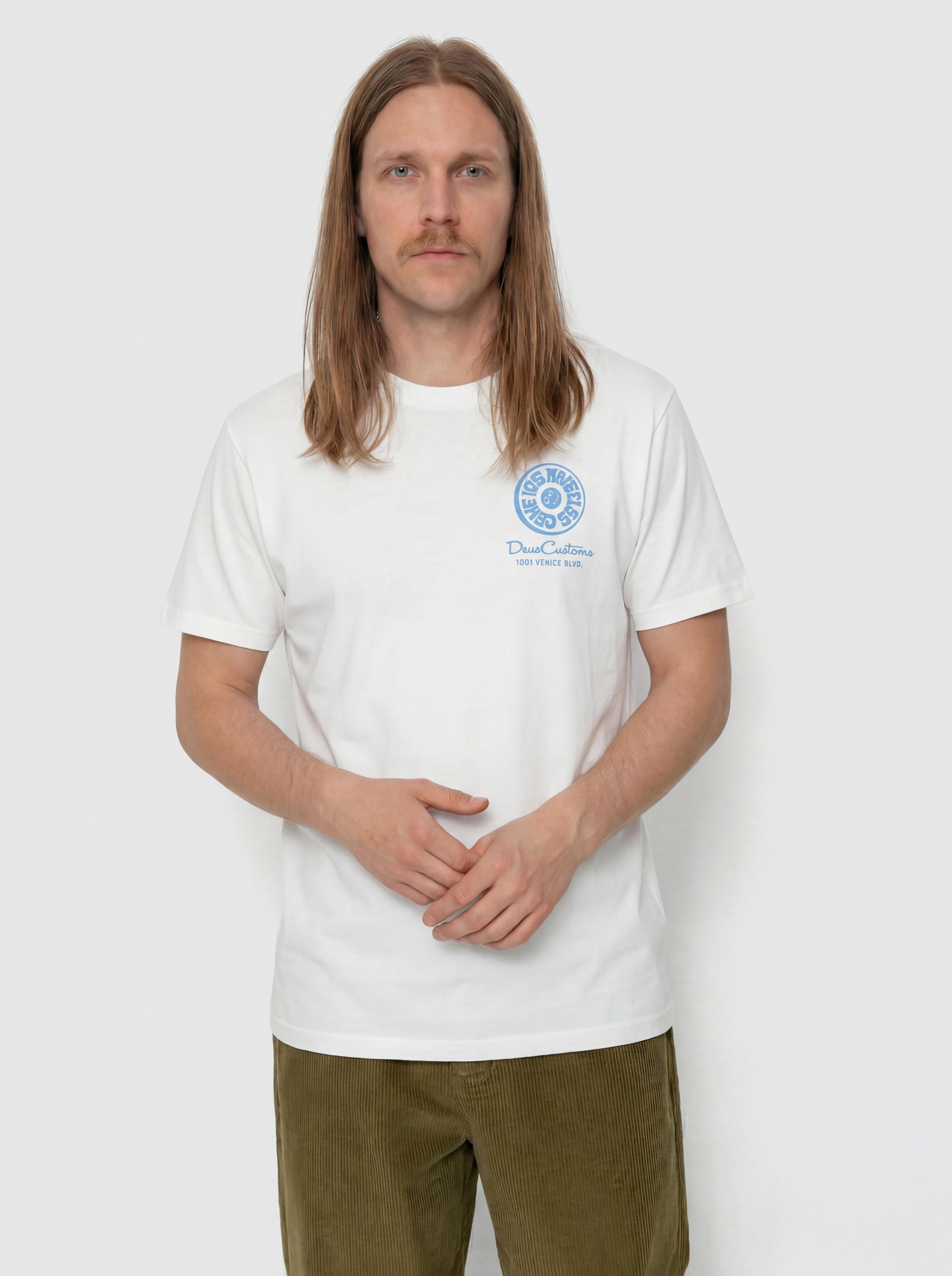 Deus Ex Machina T-Shirt Los Angeles Address (vintage white)