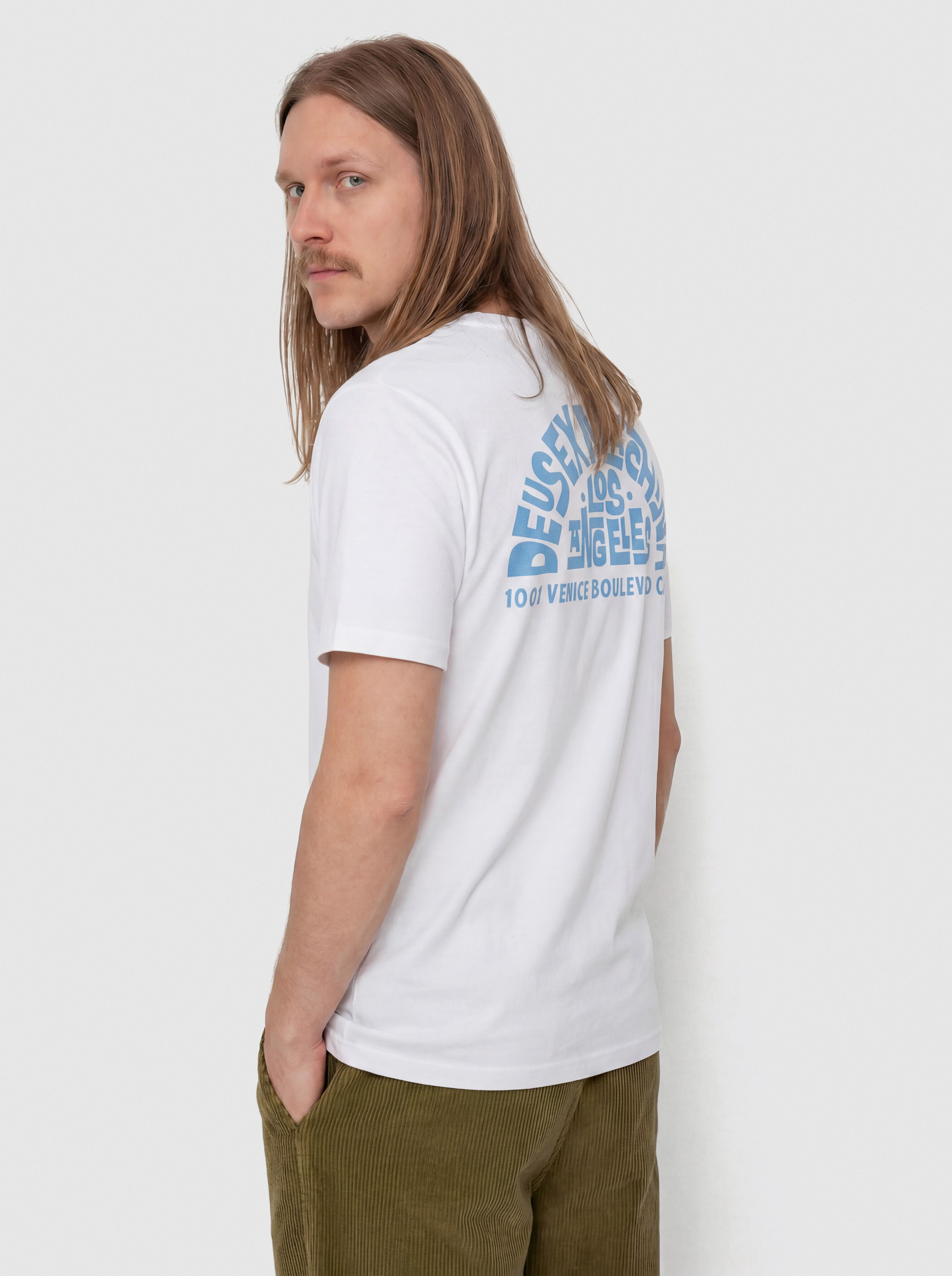 Deus Ex Machina T-Shirt Los Angeles Address (vintage white)