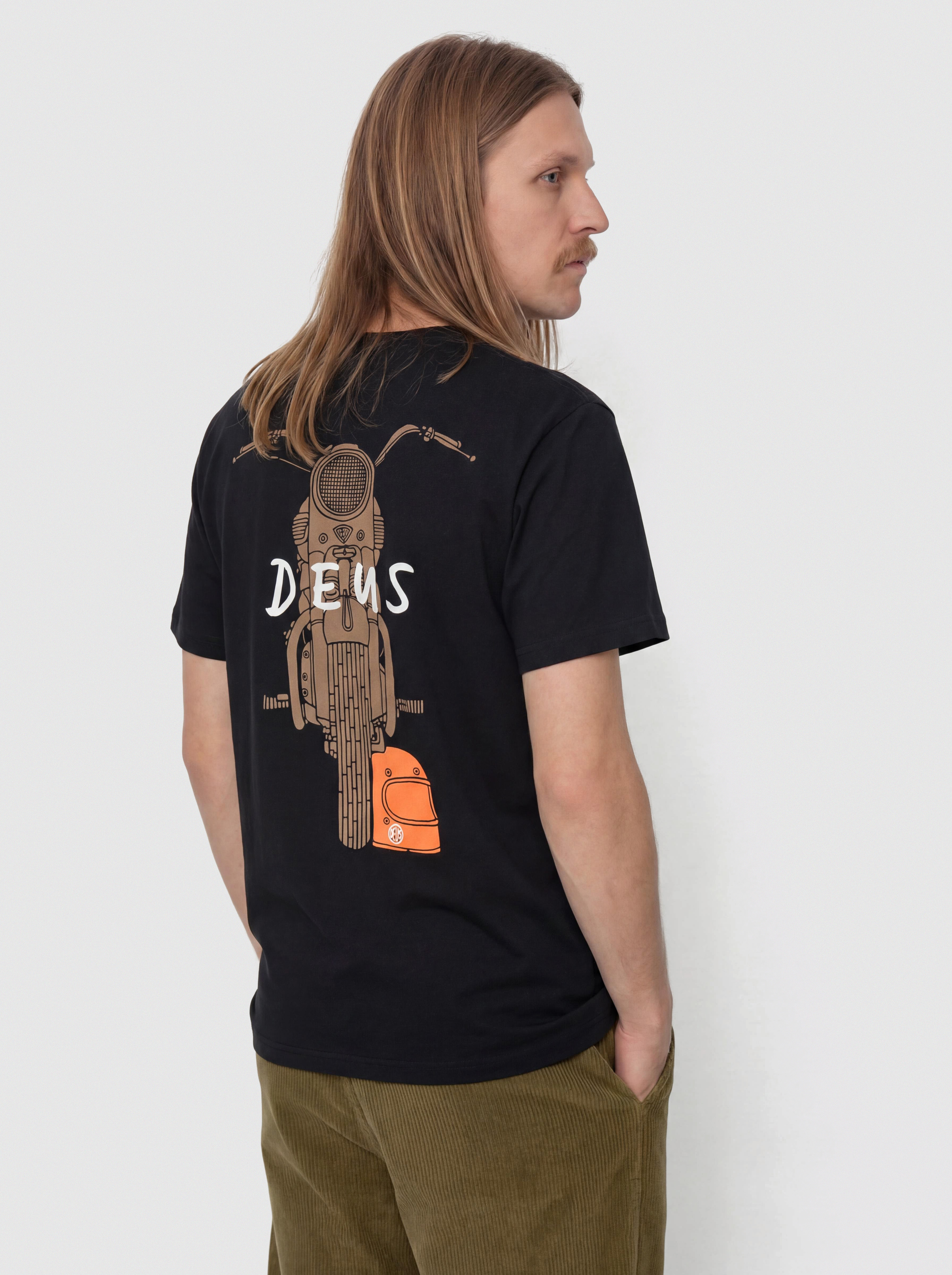 Deus Ex Machina T-Shirt Frontage (black)