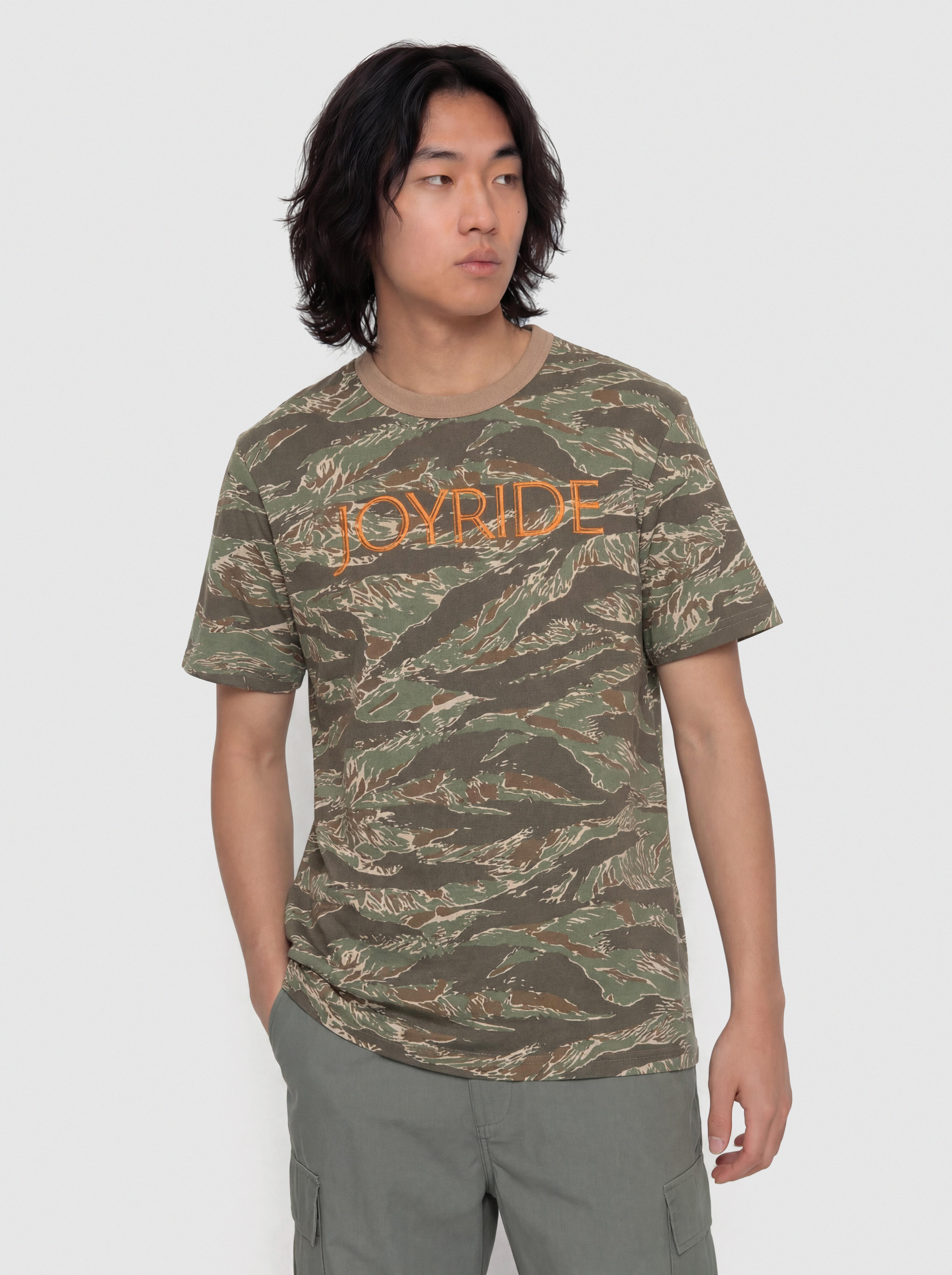 Deus Ex Machina T-Shirt Joyride Ringer (ground cover green)