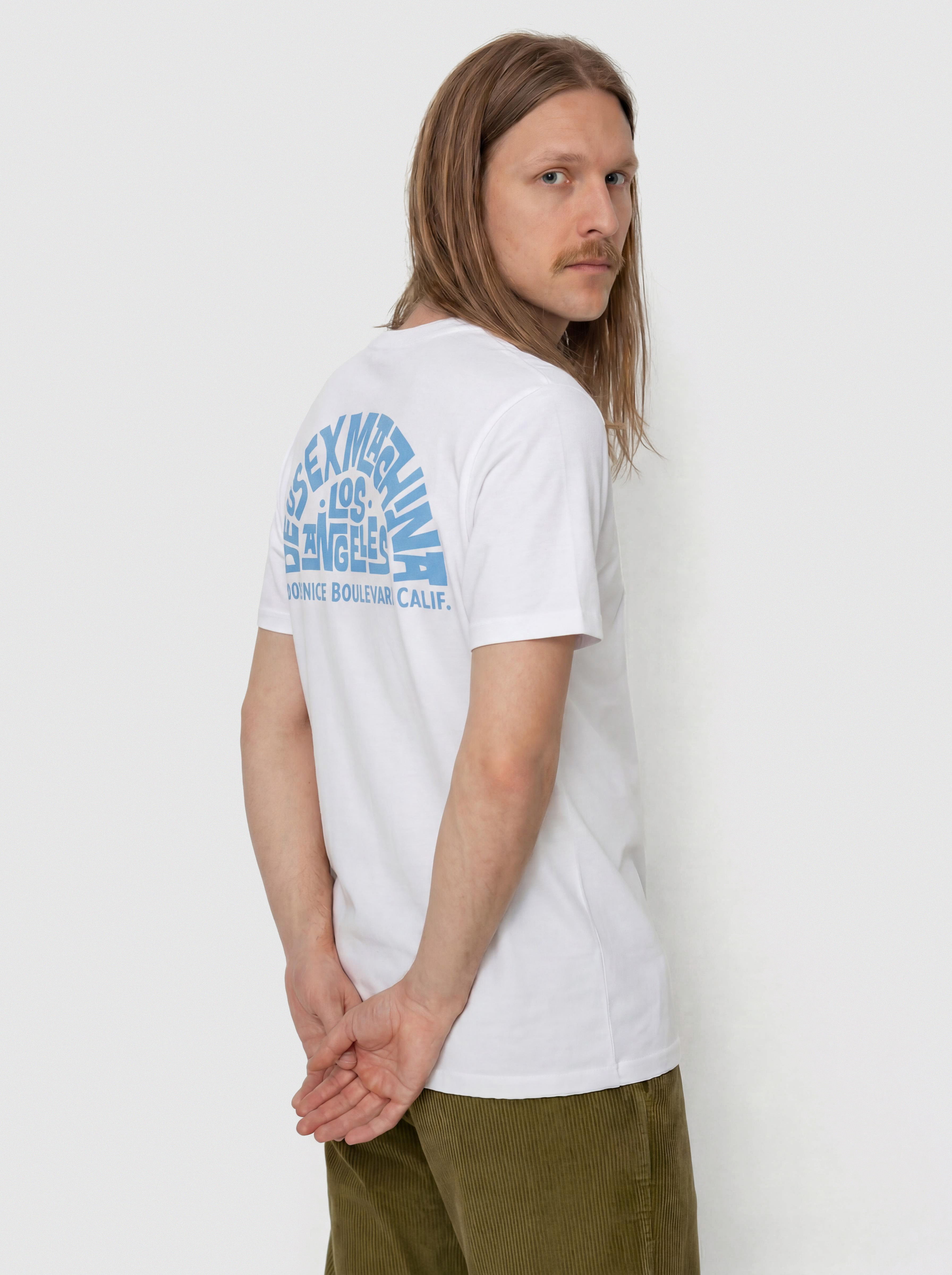 Deus Ex Machina T-Shirt Los Angeles Address (vintage white)