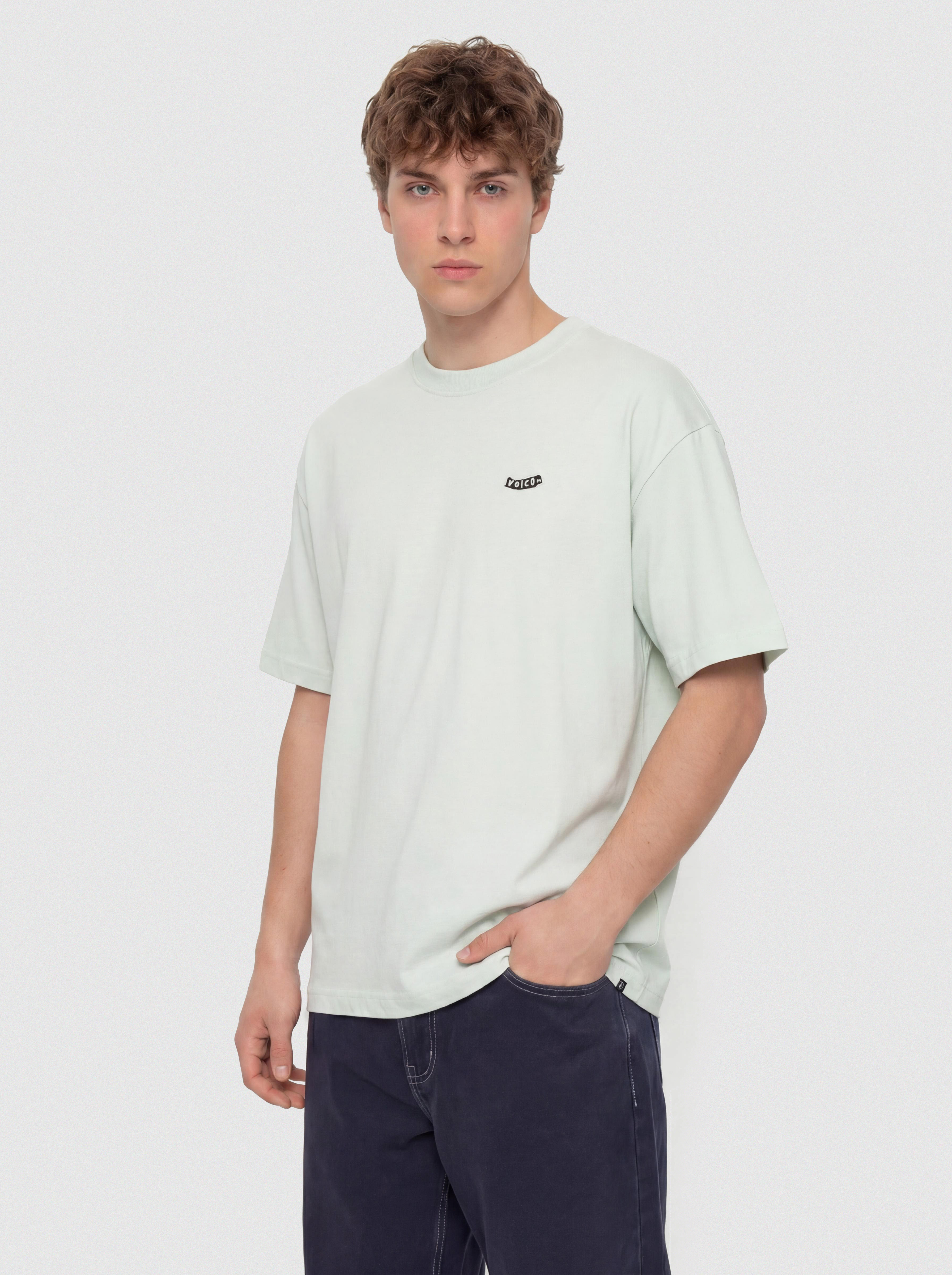 Volcom T-Shirt Pistol Stone Lse (pale aqua)