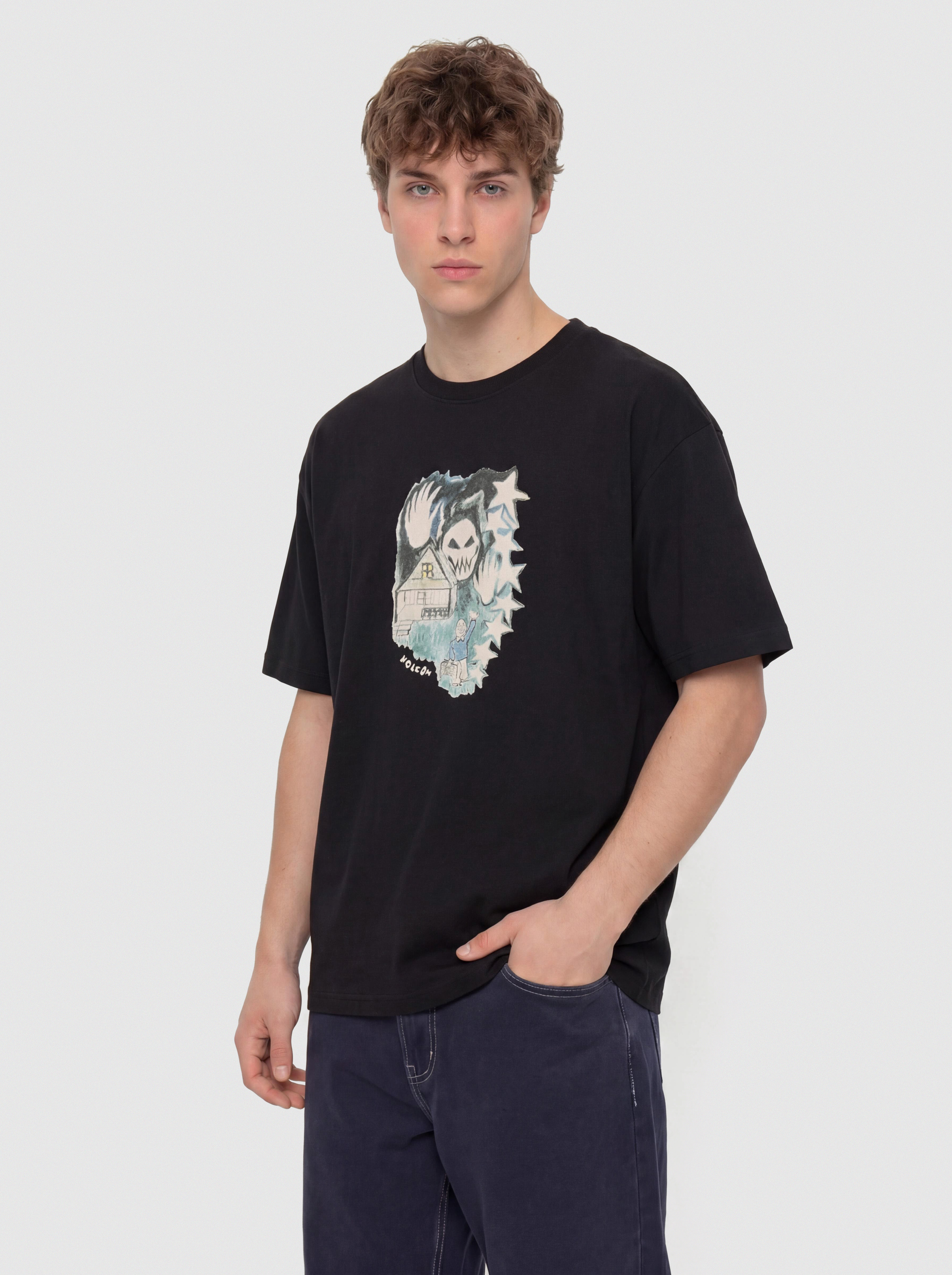 Volcom Fa Issam Auptel Lse T-Shirt (black)