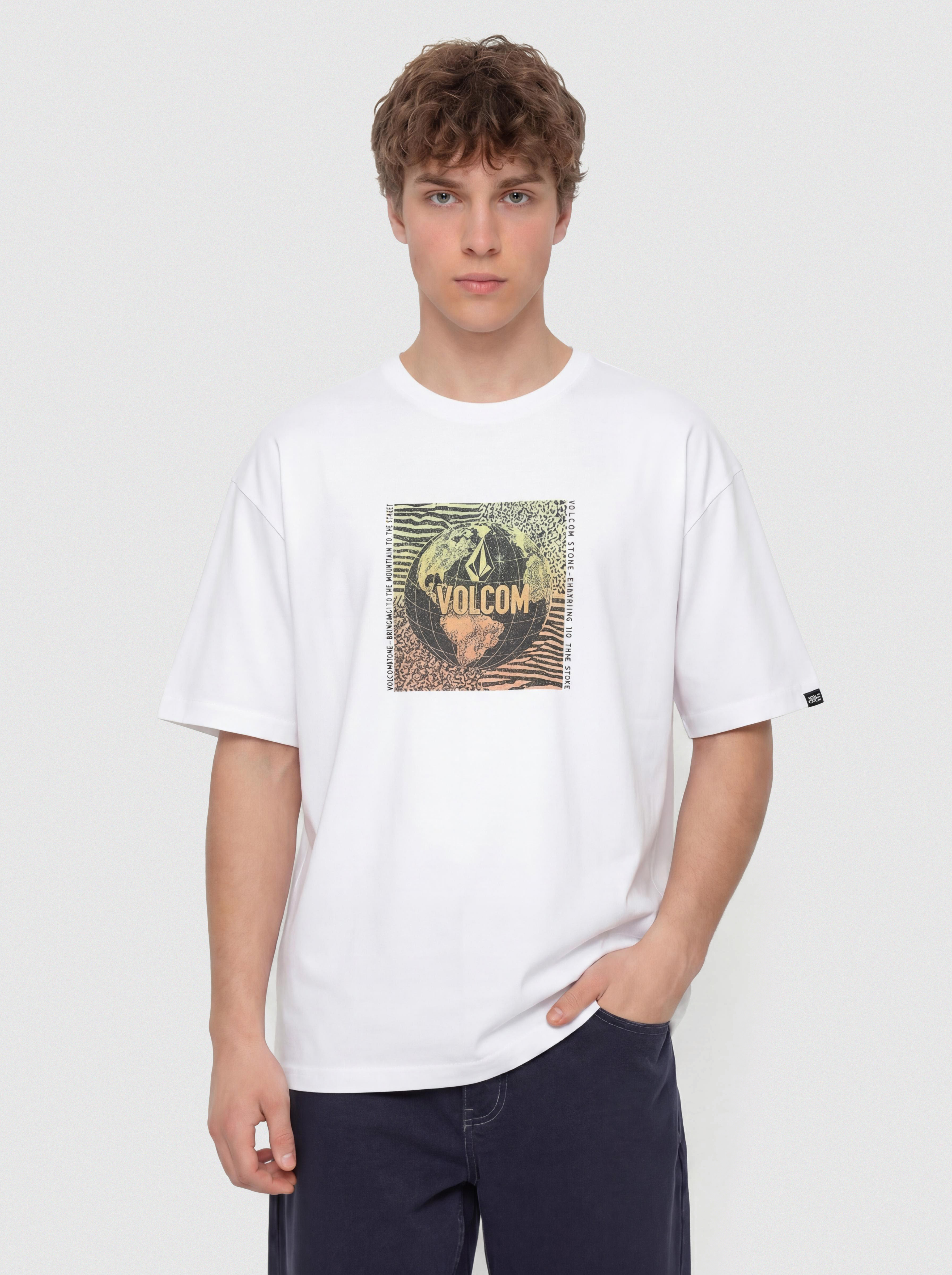 Volcom Earthtrippin Fty T-shirt (off white)