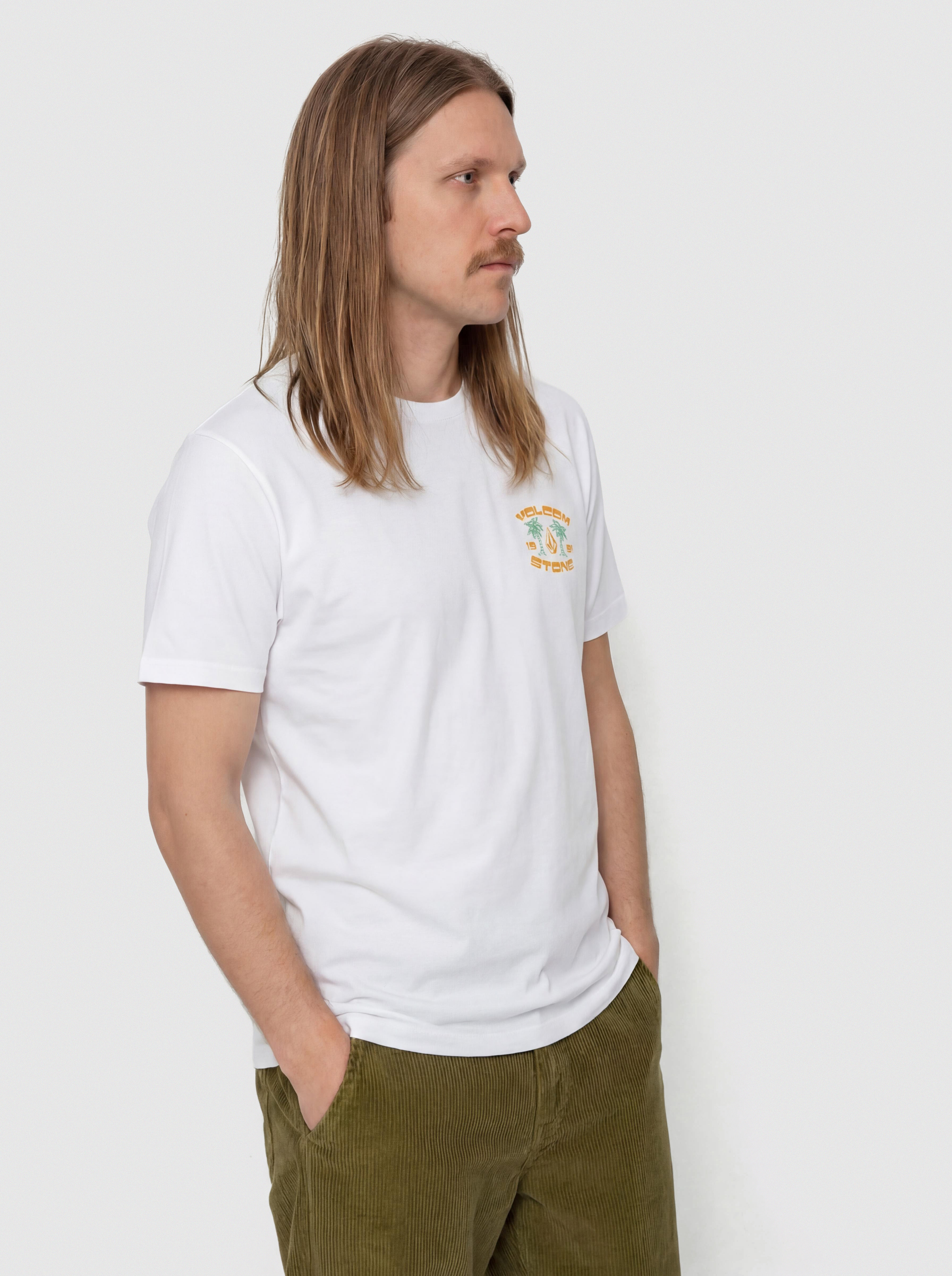 Volcom T-Shirt 91 Palm Bsc (white)
