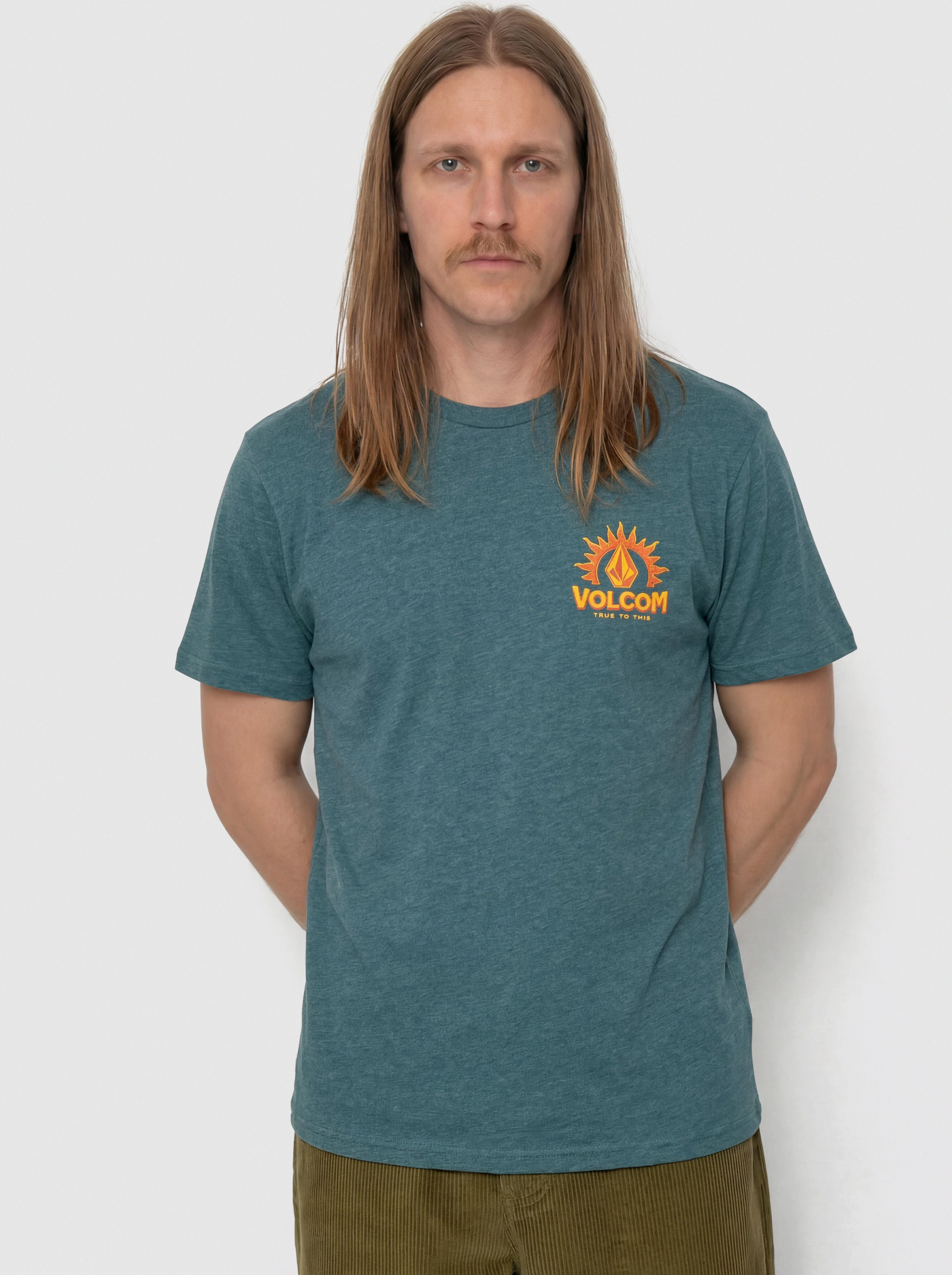 Volcom Solstice Hth T-Shirt (rifle green)