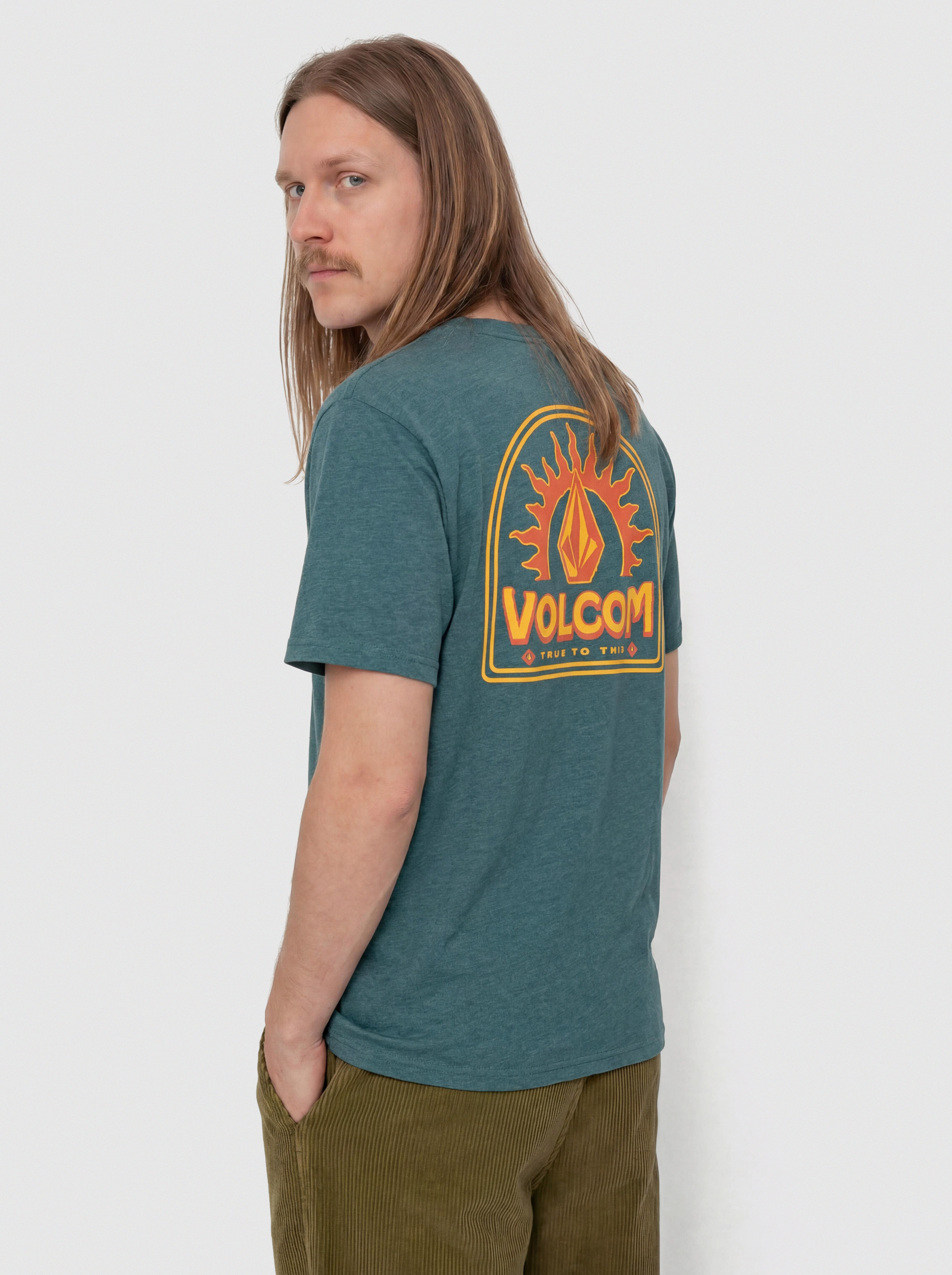 Volcom Solstice Hth T-Shirt (rifle green)