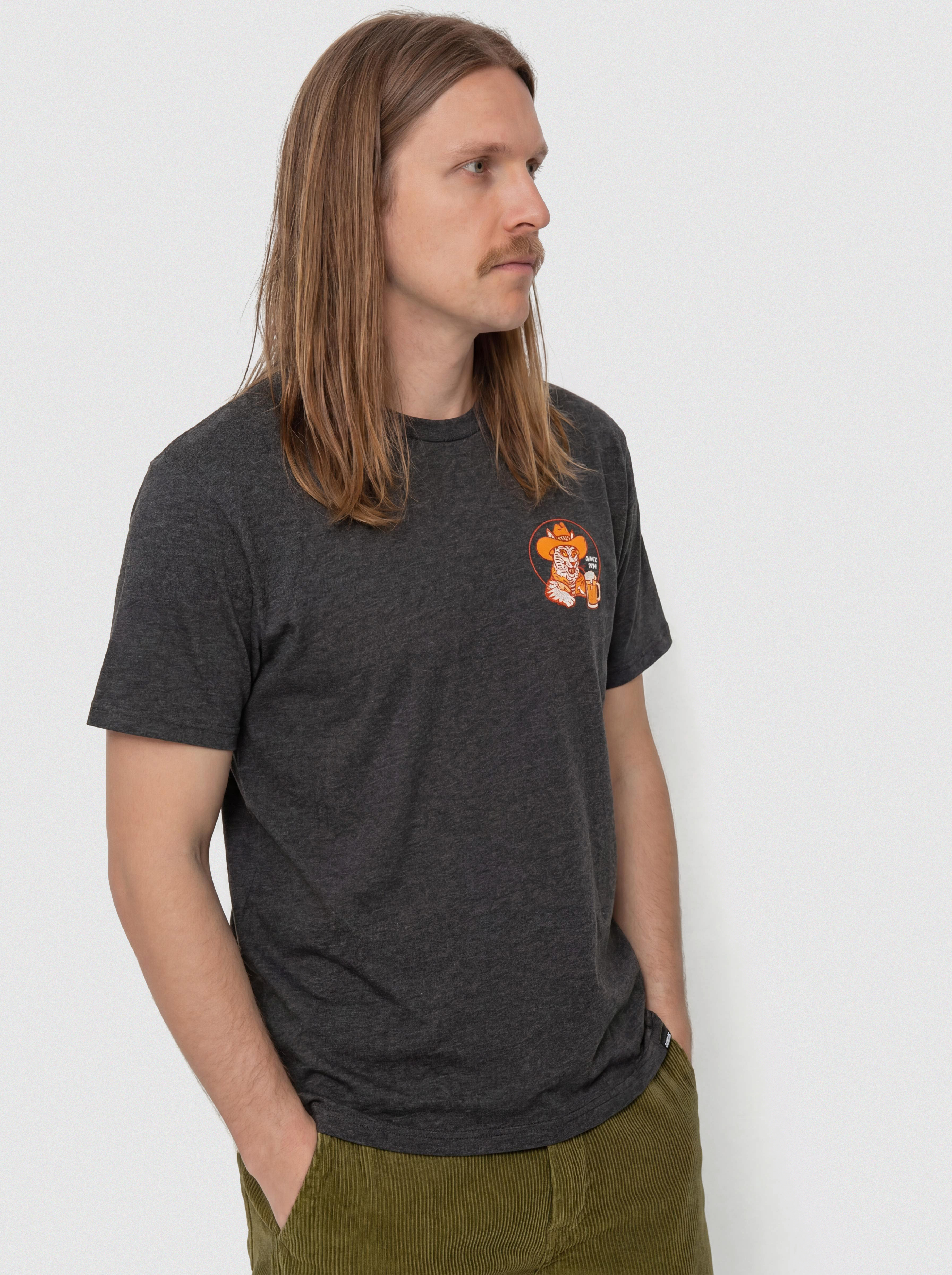 Volcom Meowdy Hth T-Shirt (heather black)
