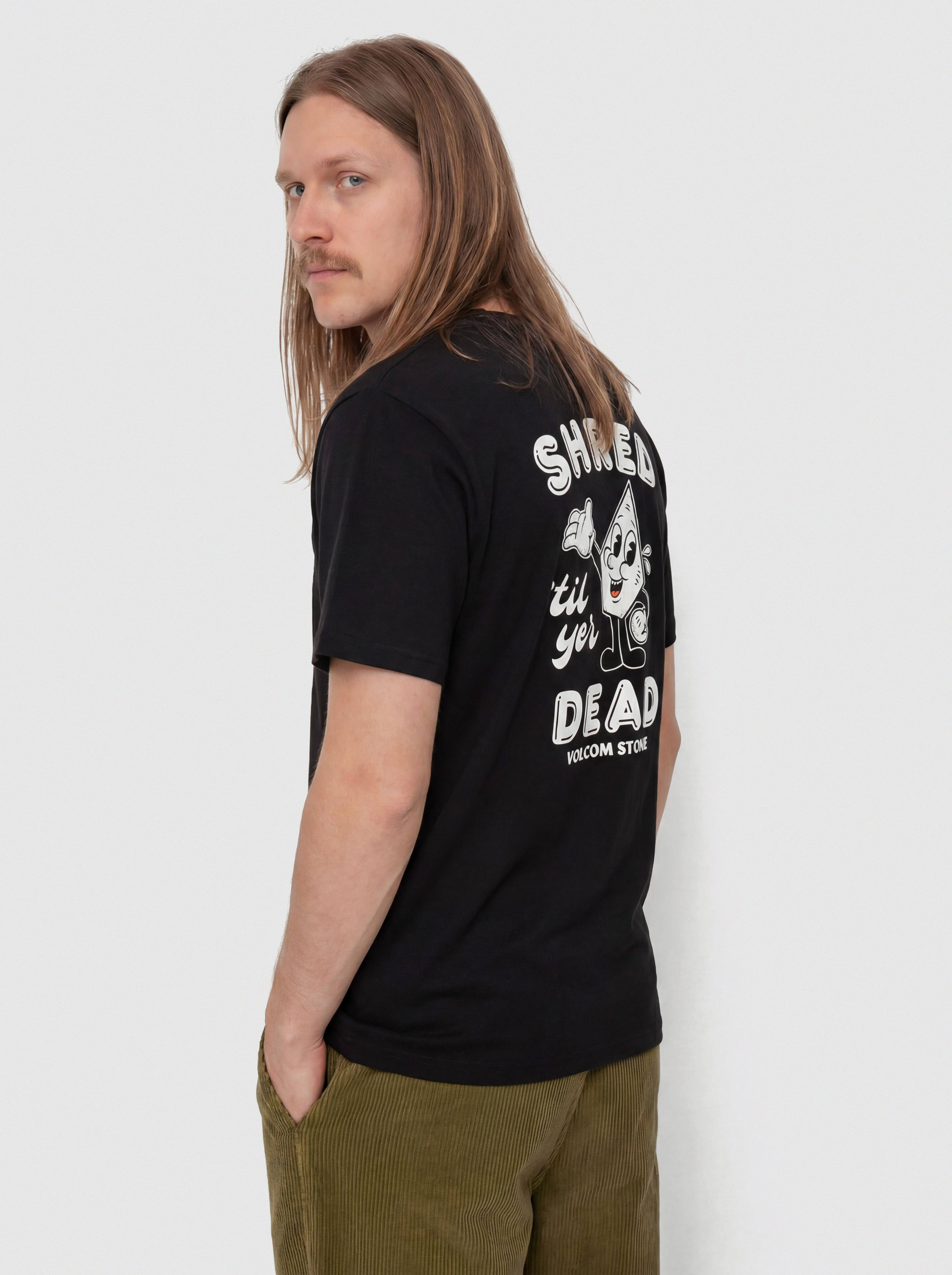 Volcom T-Shirt Miste Stone Bsc - black (black)