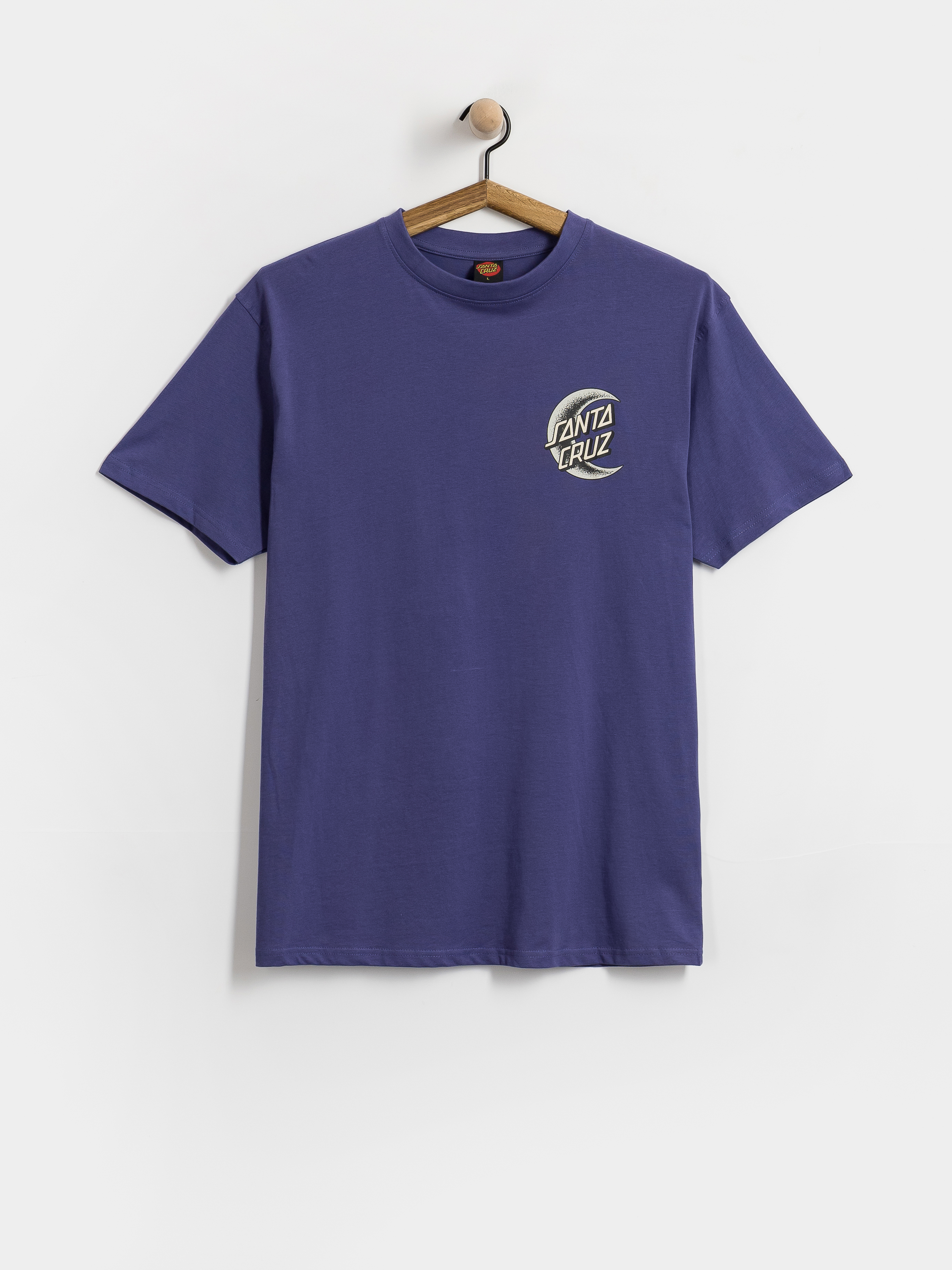 Santa Cruz Crescent Moon Chest T-shirt (navy dusk)