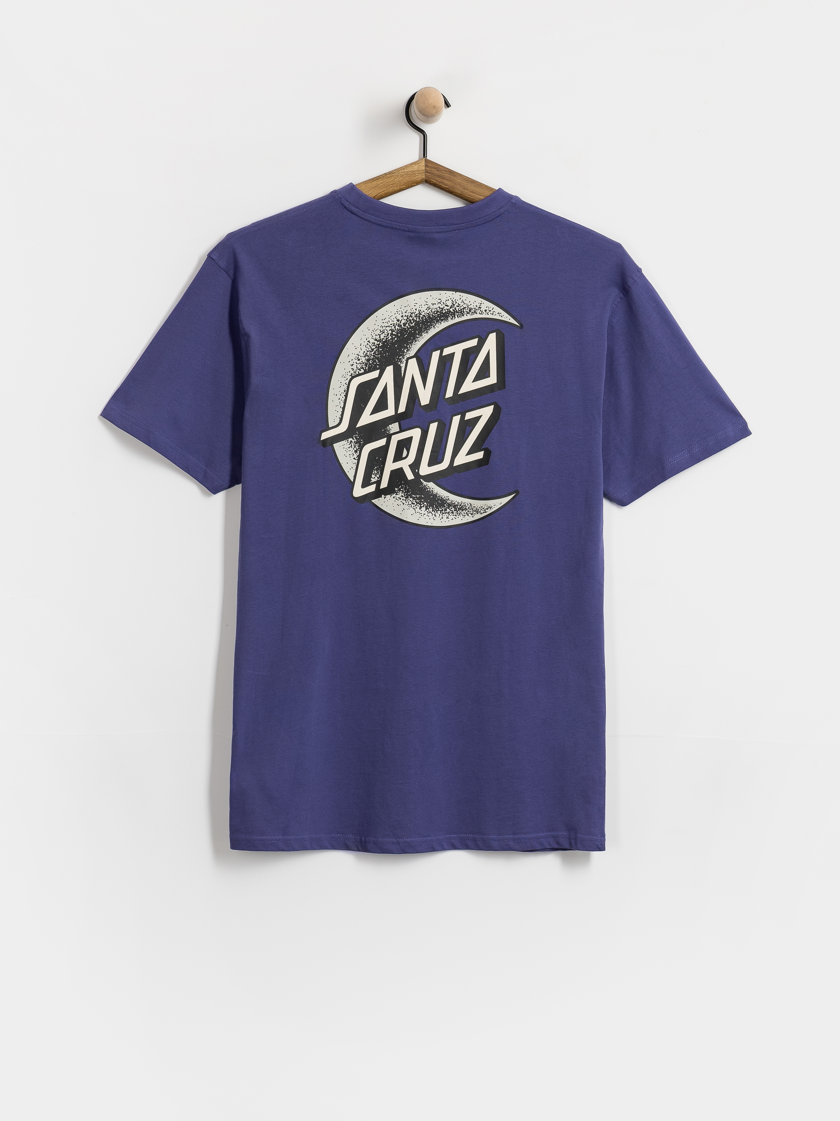 Santa Cruz Crescent Moon Chest T-shirt (navy dusk)