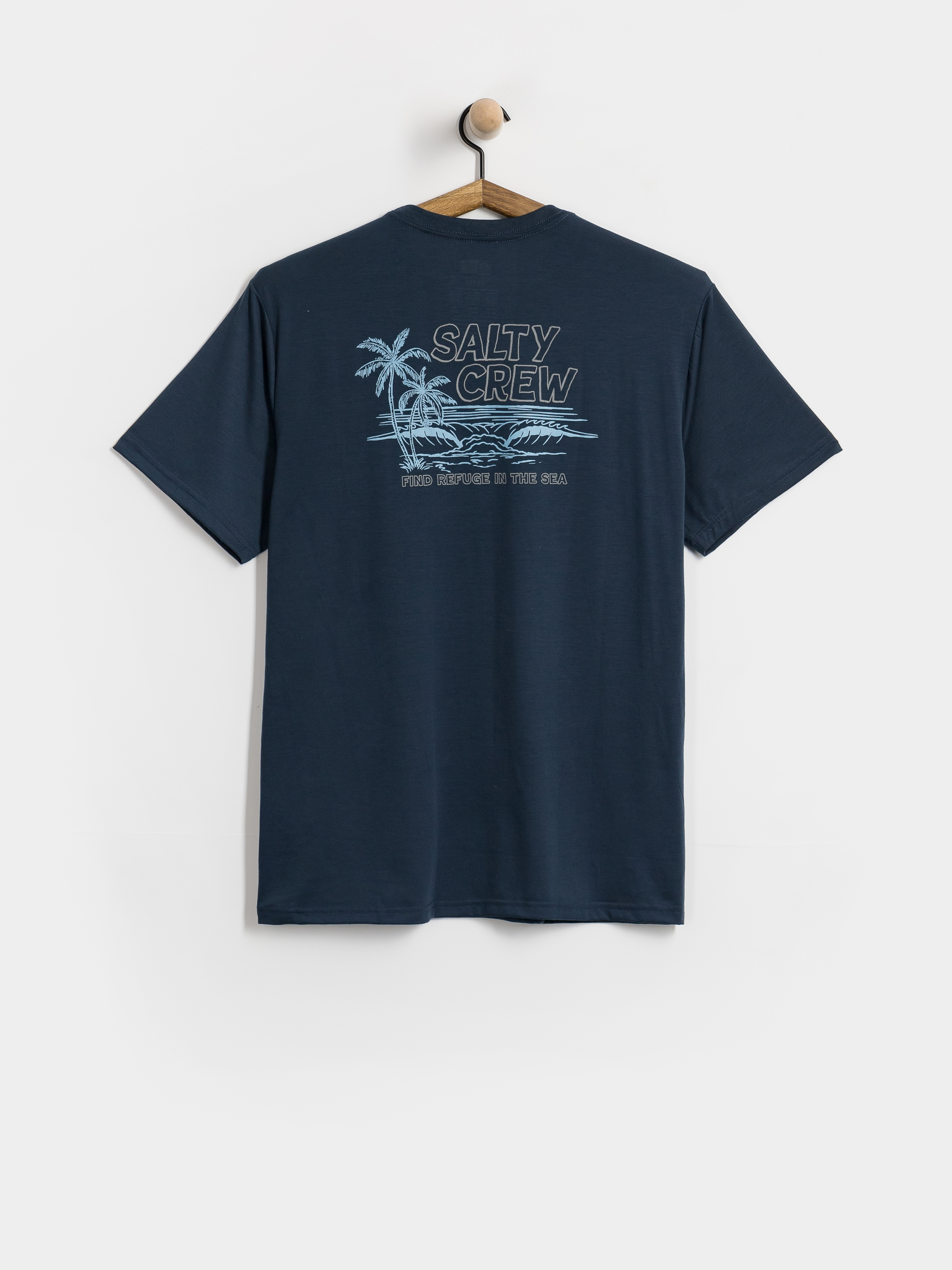 Salty Crew A Frame Crossover T-shirt (navy)