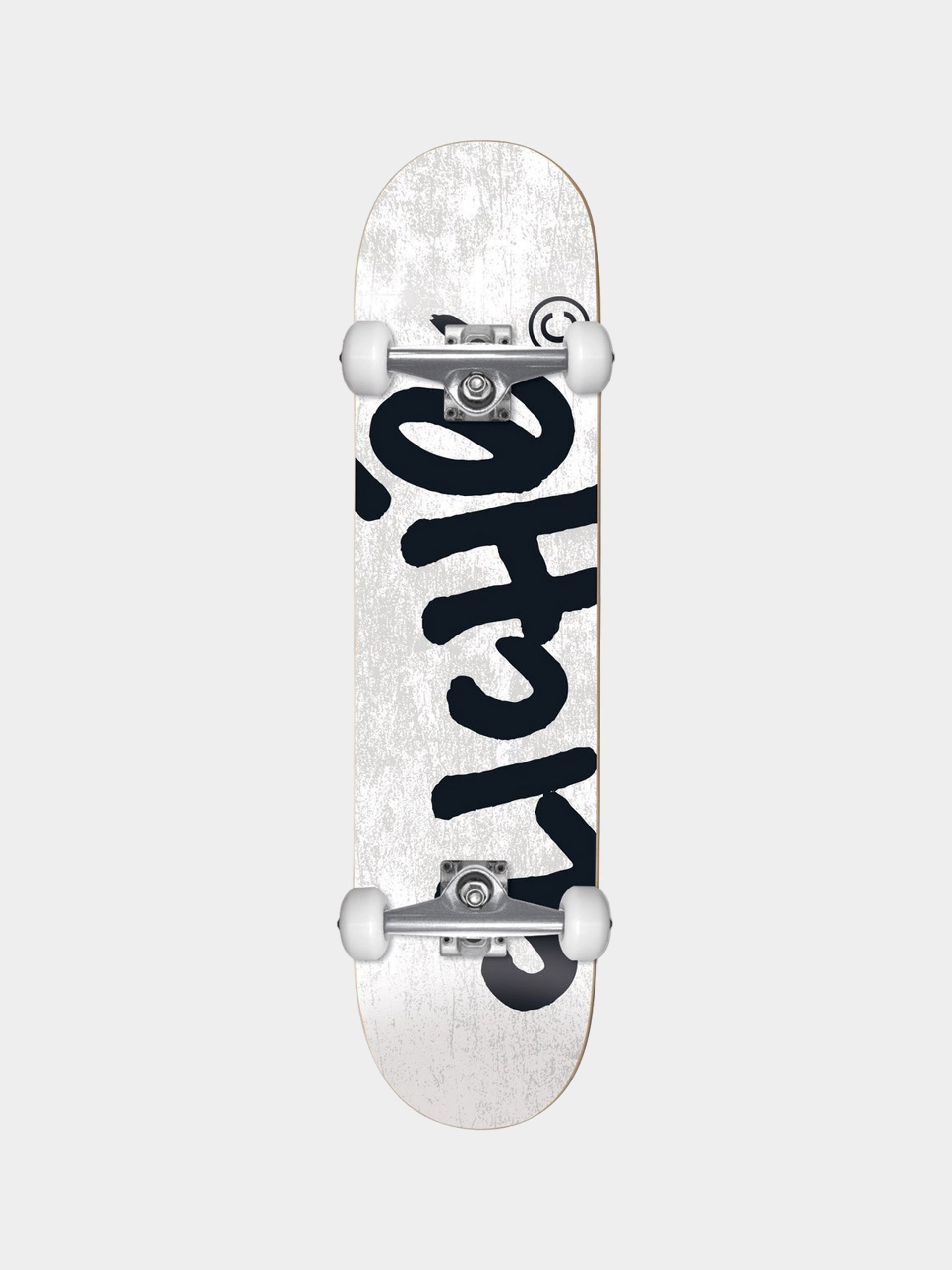 Cliche Skateboard Handwritten - white (white/black)