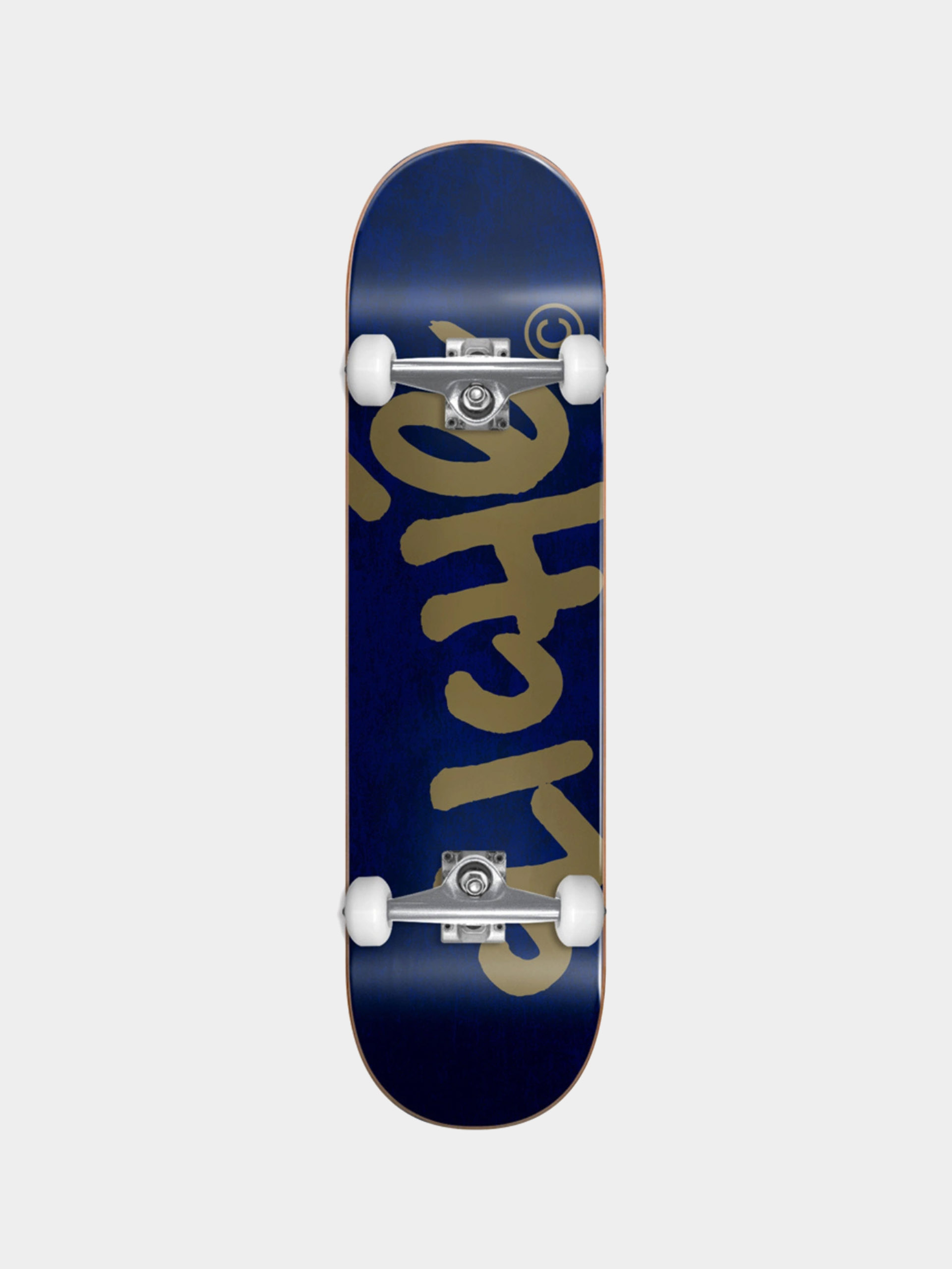 Cliche Skateboard Handwritten (navy/gold)