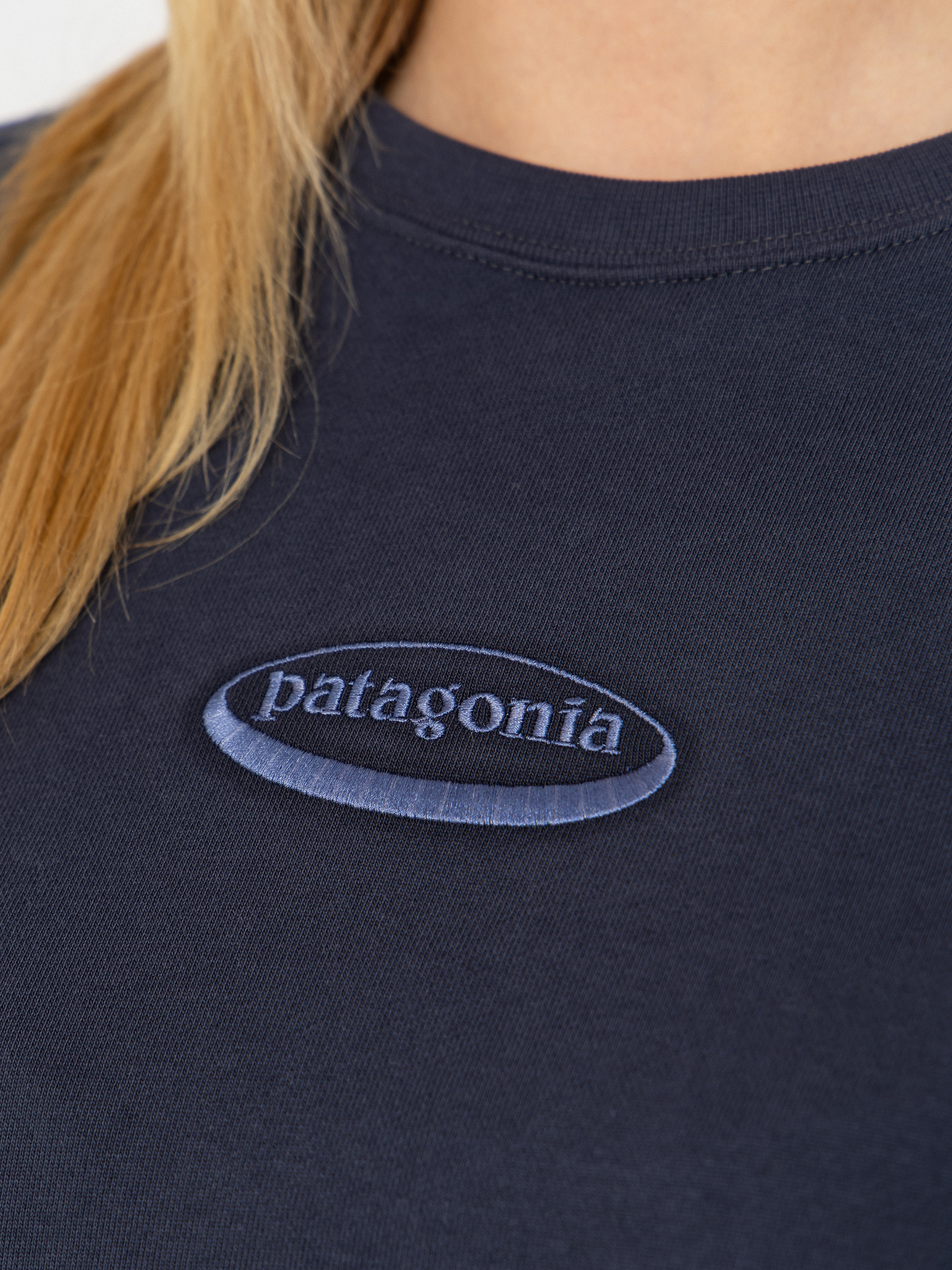 Patagonia 95 Oval Logo Daily Wmn Sweatshirt (smolder blue)