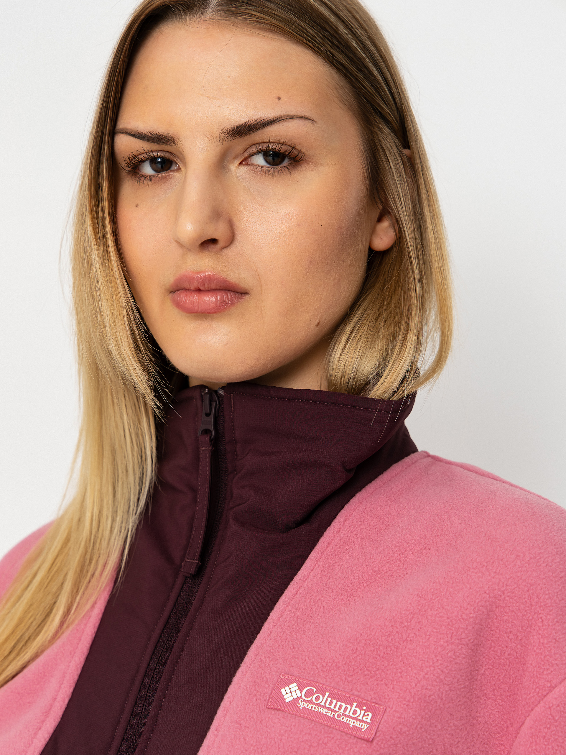 Damen Columbia Sequoia Grove Full Zip Fleece Jacke (rosette/moonvista)