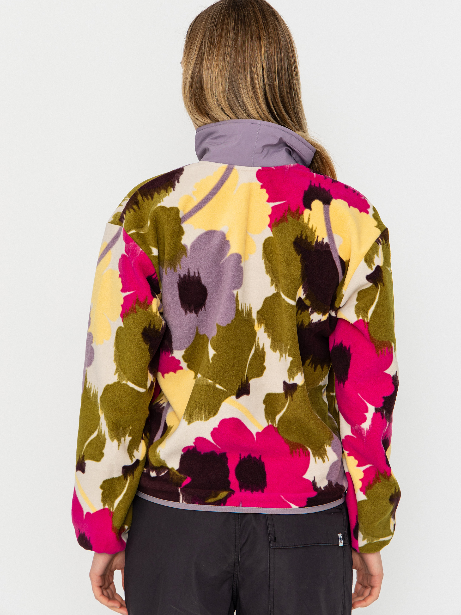 Damen Columbia Sequoia Grove Printed Half Zip Fleece Jacke (fuchsia/ikatbloom)
