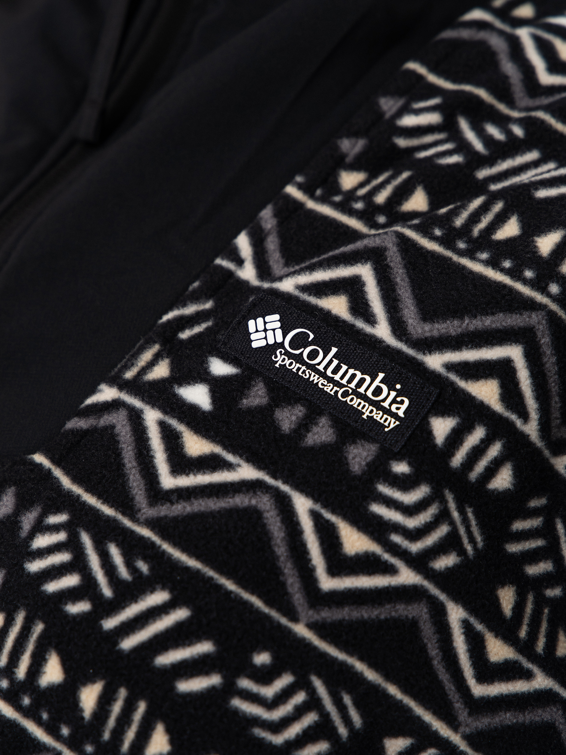 Damen Columbia Sequoia Grove Printed Half Zip Fleece Jacke (black/horizons)