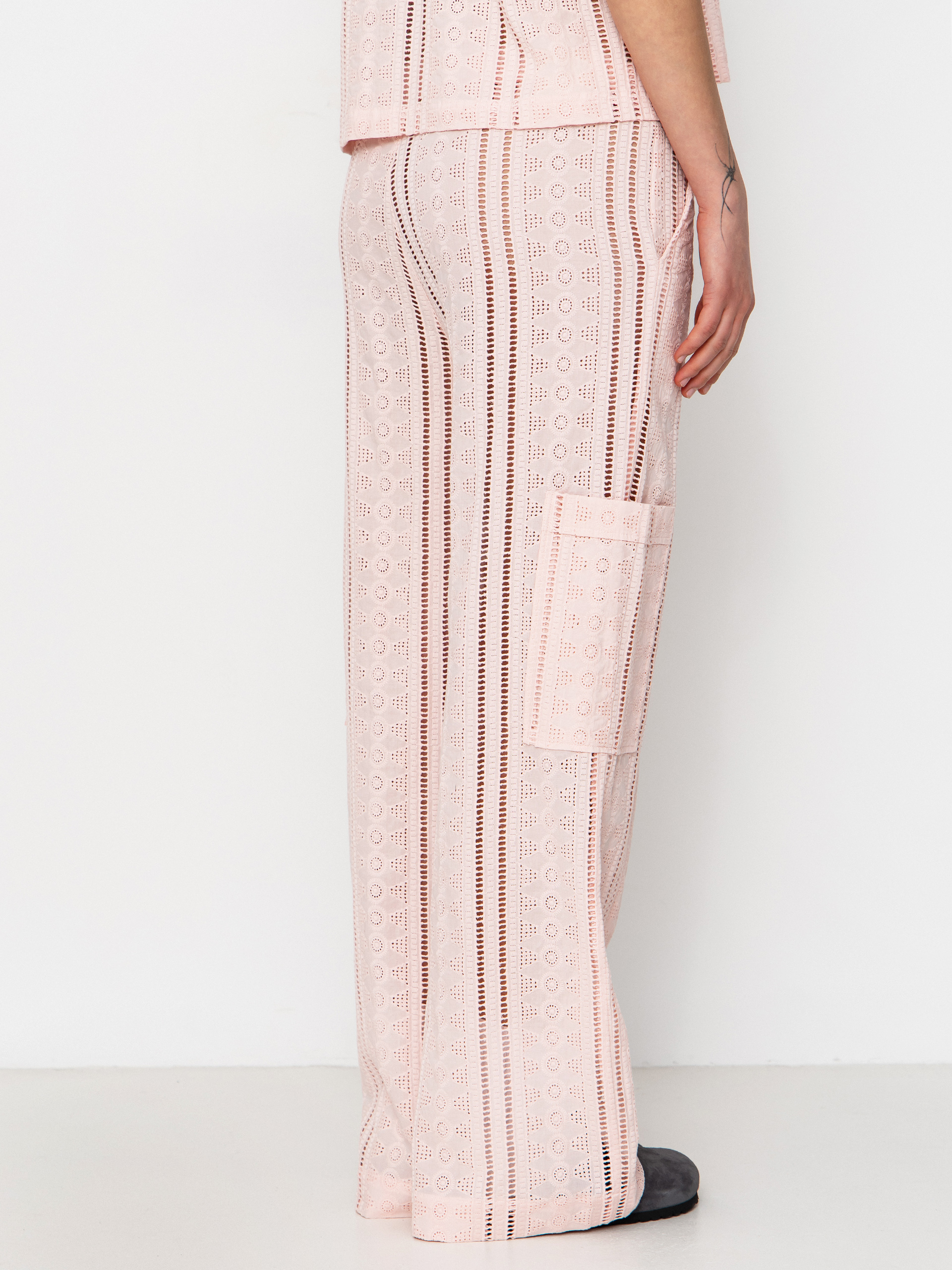 Brixton The Mercer Wide Leg Trouser Wmn Hose (chalk pink)