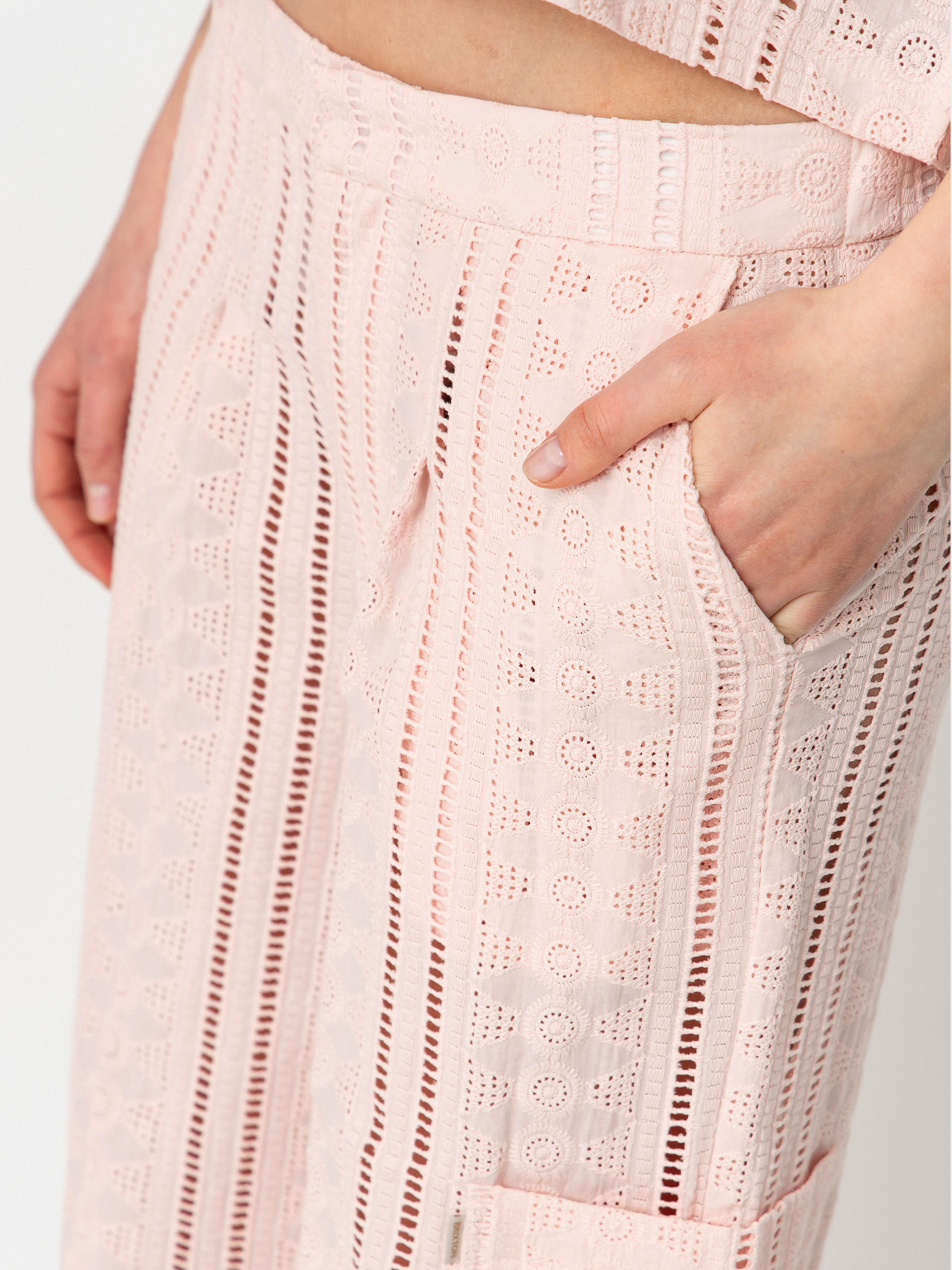 Brixton The Mercer Wide Leg Trouser Wmn Pants (chalk pink)