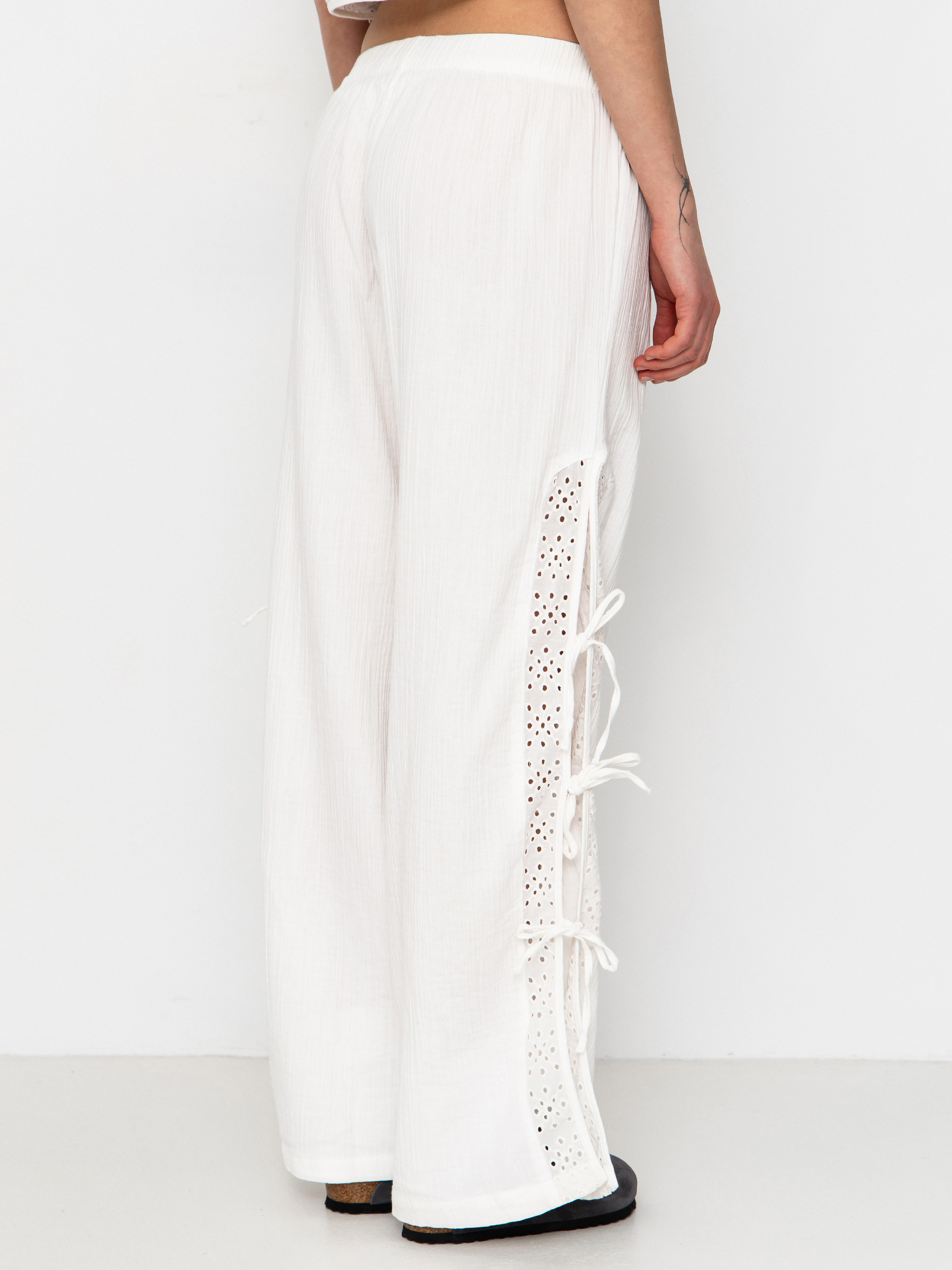 Brixton Seaside Eyelet Wide Leg Wmn Pants (off white eyelet)